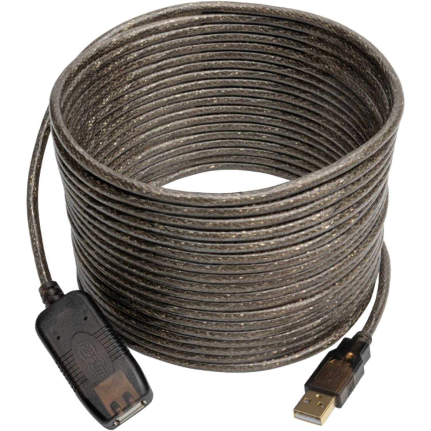 Tripp Lite USB 2.0 Active Extension Cable (USB-A M/F), 25 ft. (7.6 m) - 25 ft USB Data Transfer Cable  - U026025 - Image 4
