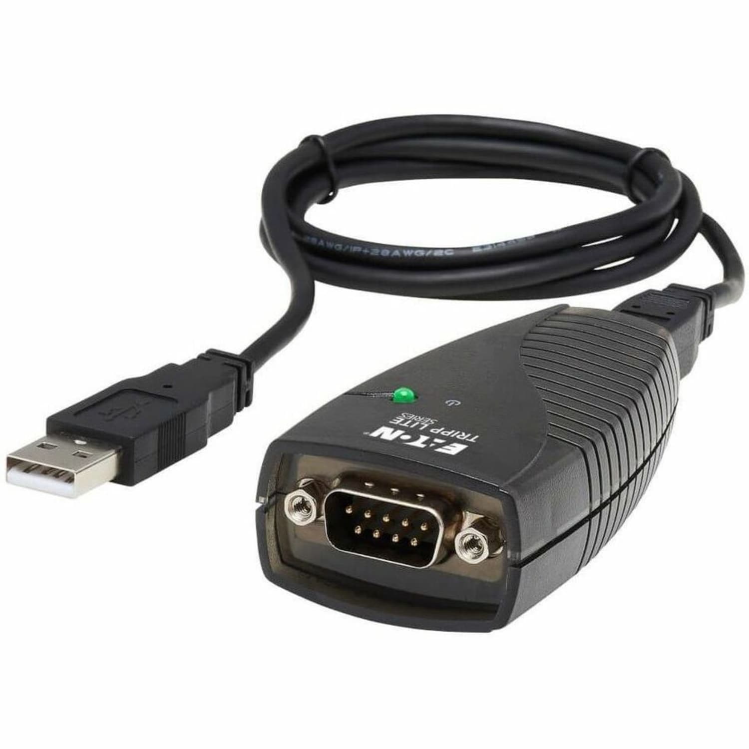 Tripp Lite by Eaton Keyspan USB to Serial Adapter - USB-A Male to DB9 RS232 Male 3 ft. (0.91 m) TAA - Type A Male, DB-9 Male" - Image 4