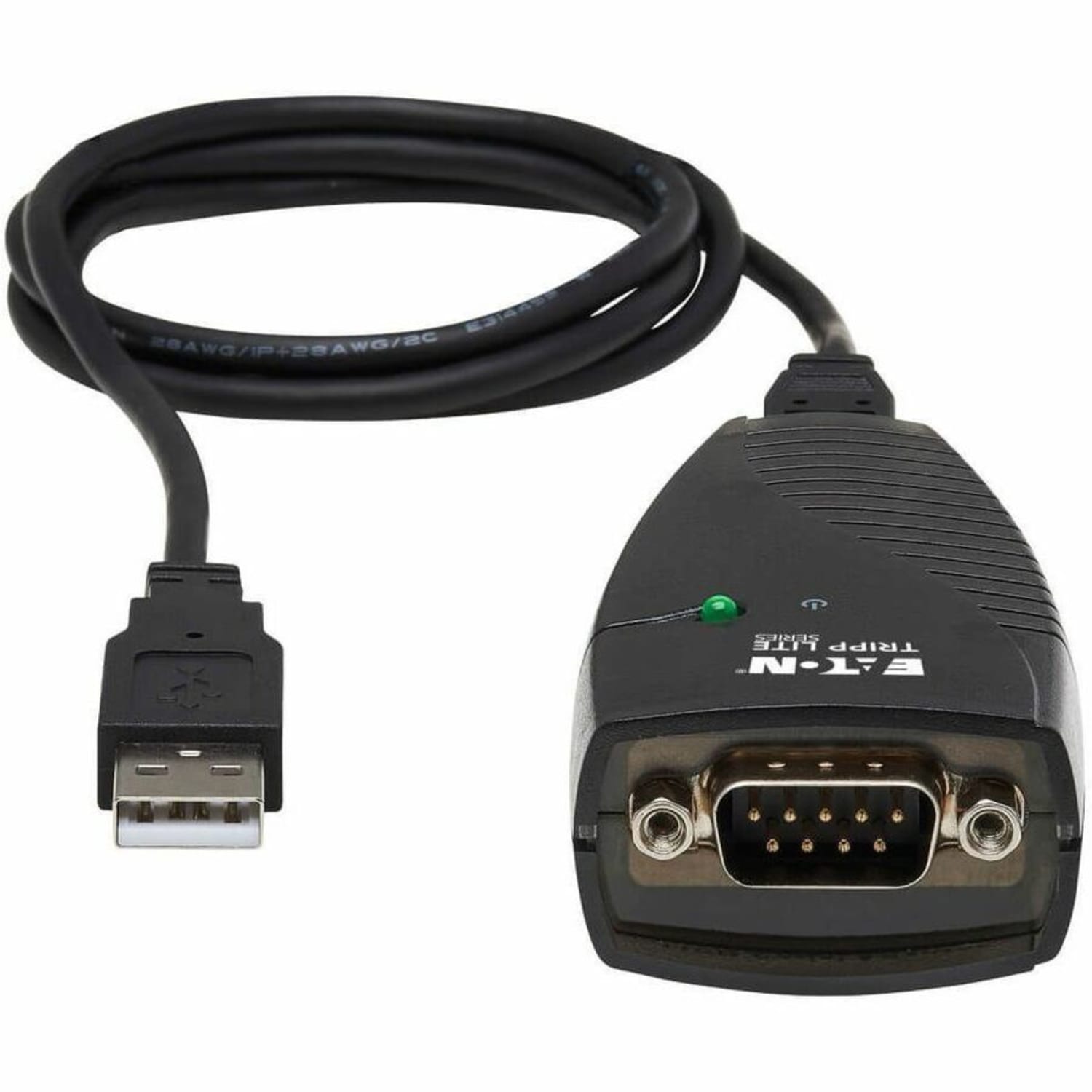 Tripp Lite by Eaton Keyspan USB to Serial Adapter - USB-A Male to DB9 RS232 Male 3 ft. (0.91 m) TAA - Type A Male, DB-9 Male" - Image 5