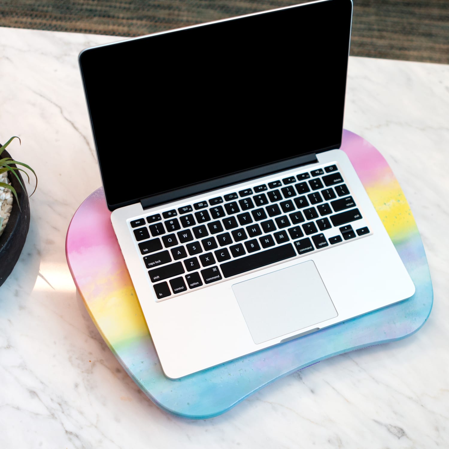 LapGear MyStyle Lap Desk, 2-5/8inH x 17inW x 13-1/4inD, Sunset Watercolor - Image 3