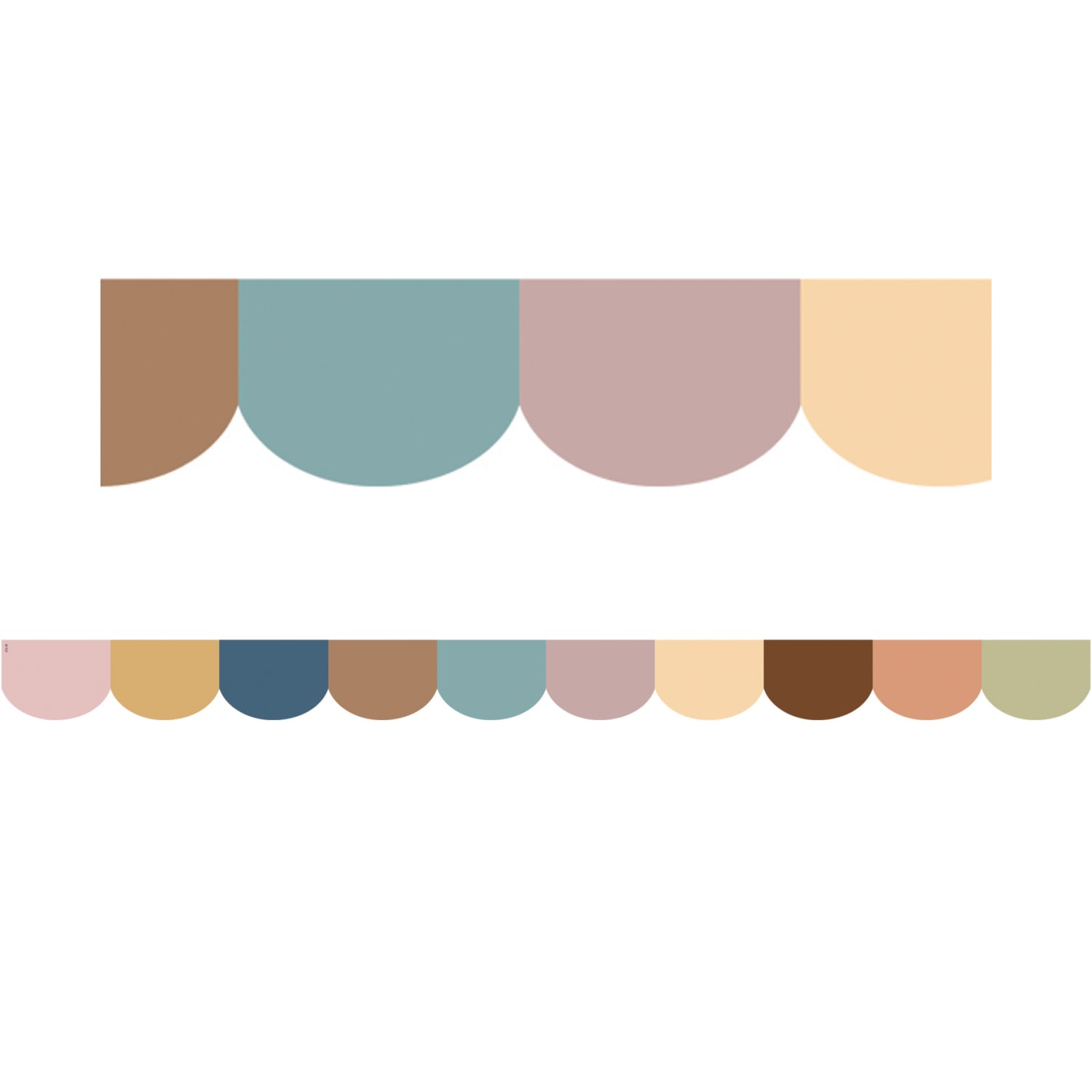 Teacher Created Resources Scalloped Border Trim, Everyone Is Welcome, 35ft Per Pack, Set Of 6 Packs - Image 3