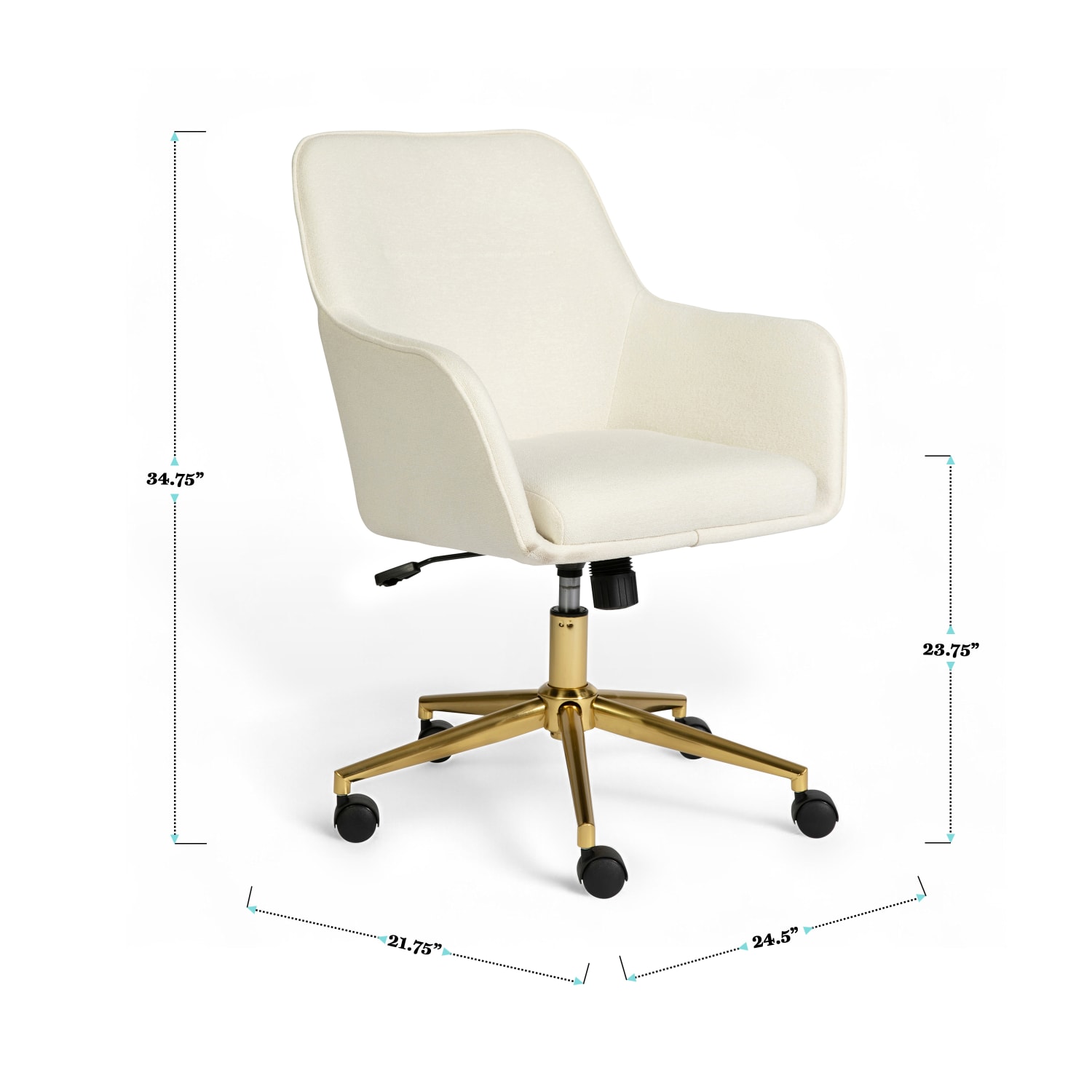 Martha Stewart Rayna Fabric Upholstered Office Chair Off White FabricPolished Brass Frame PopularChairscom Martha Stewart Rayna Fabric Upholstered Office Chair Off White FabricPolished Brass Frame PopularChairscom