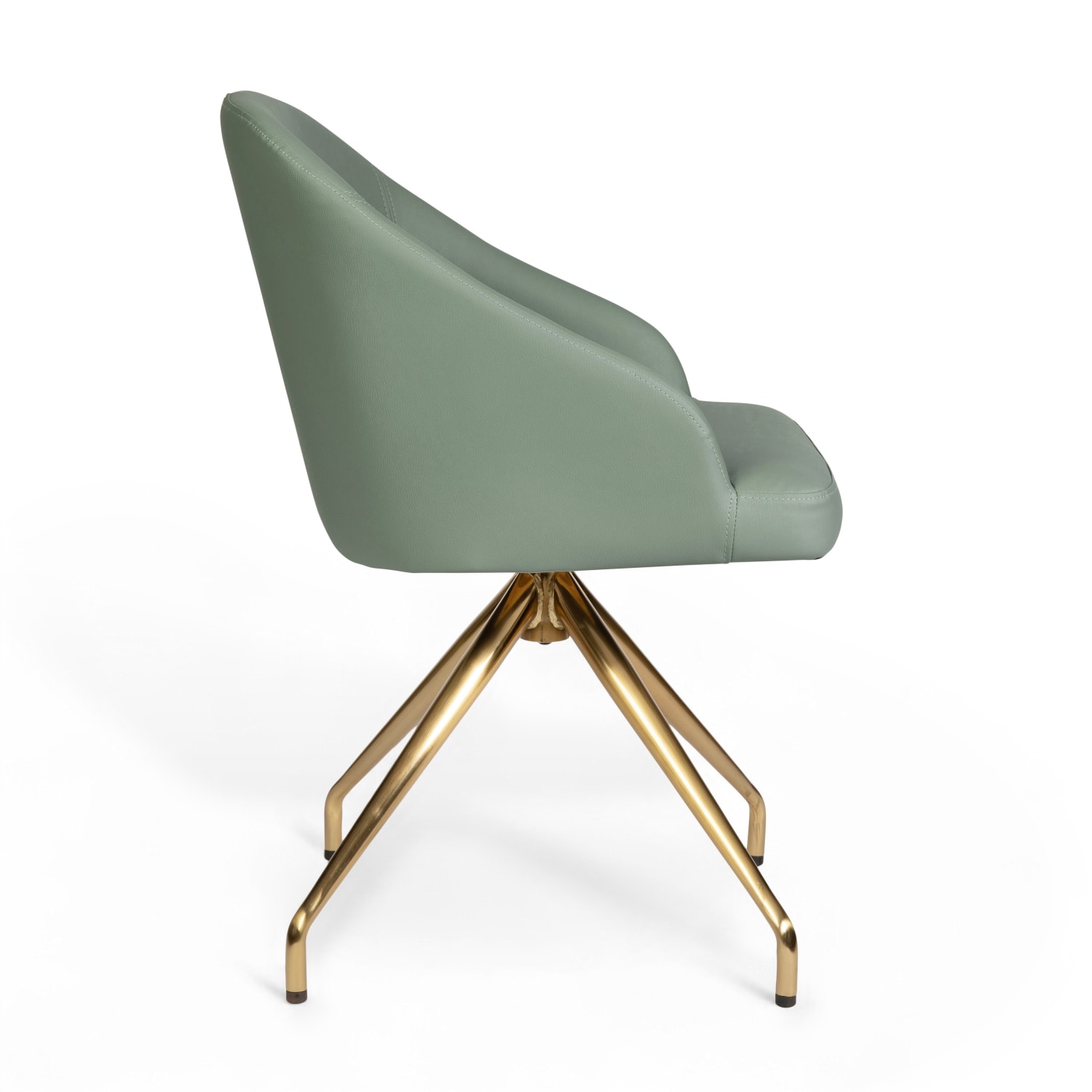 Martha Stewart Sora Faux Leather Stationary Office Chair Sage Faux LeatherPolished Brass Frame PopularChairscom Martha Stewart Sora Faux Leather Stationary Office Chair Sage Faux LeatherPolished Brass Frame PopularChairscom