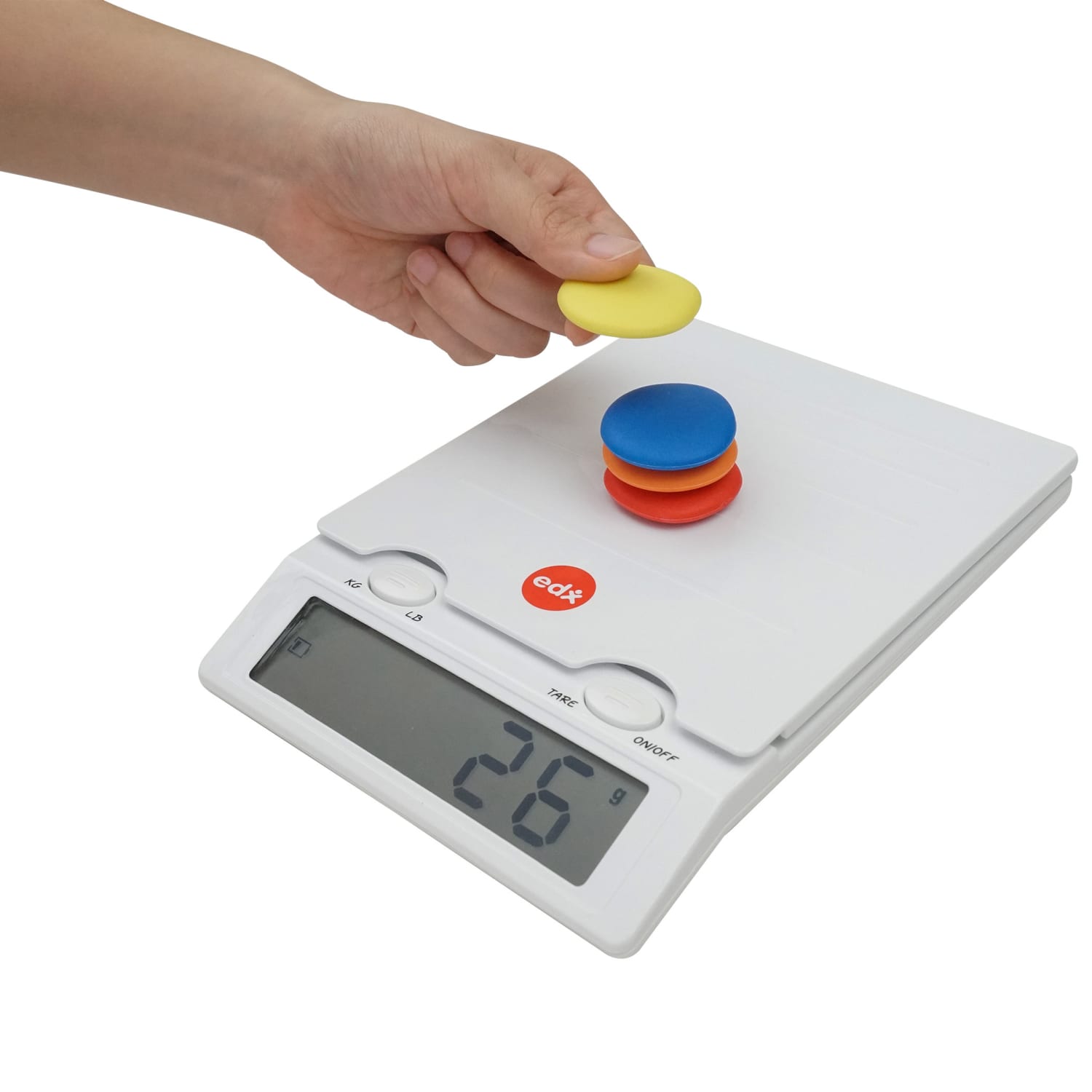 Edx Education edxeducation Digital Scale , 8.5inL x 6.25inW x 1.25inH - Image 4