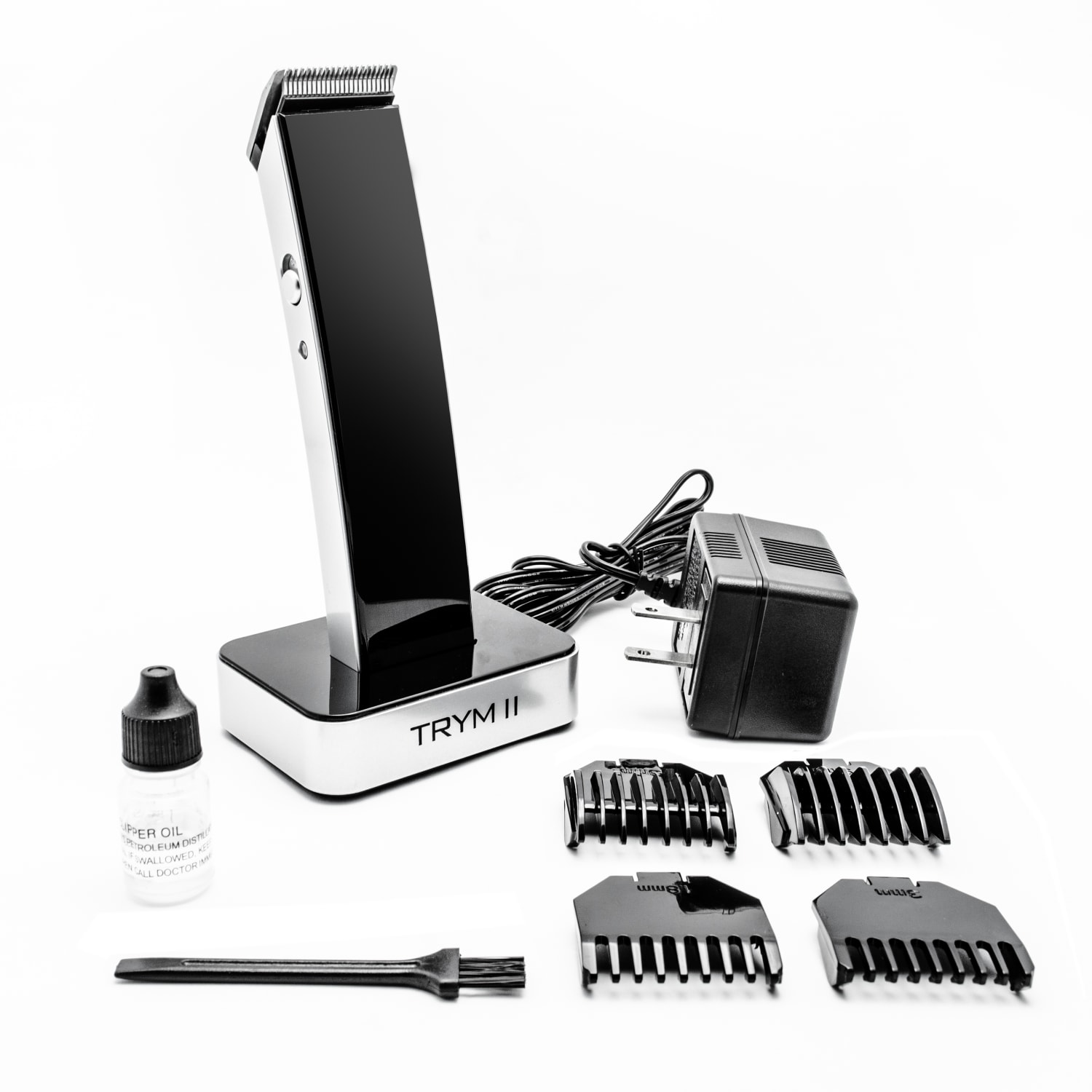 Pure Enrichment TRYM II Rechargeable Hair Trimmer Set, Black - Image 3