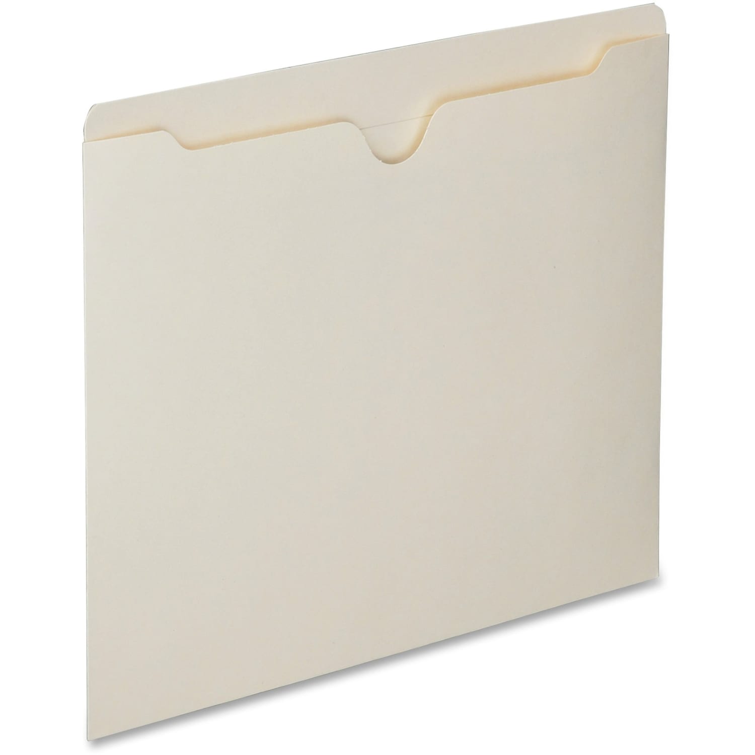 SKILCRAFT Manila Double-Ply Tab File Jackets, Letter Size Paper, 8 1/2in x 11in, Box Of 100 - Image 3
