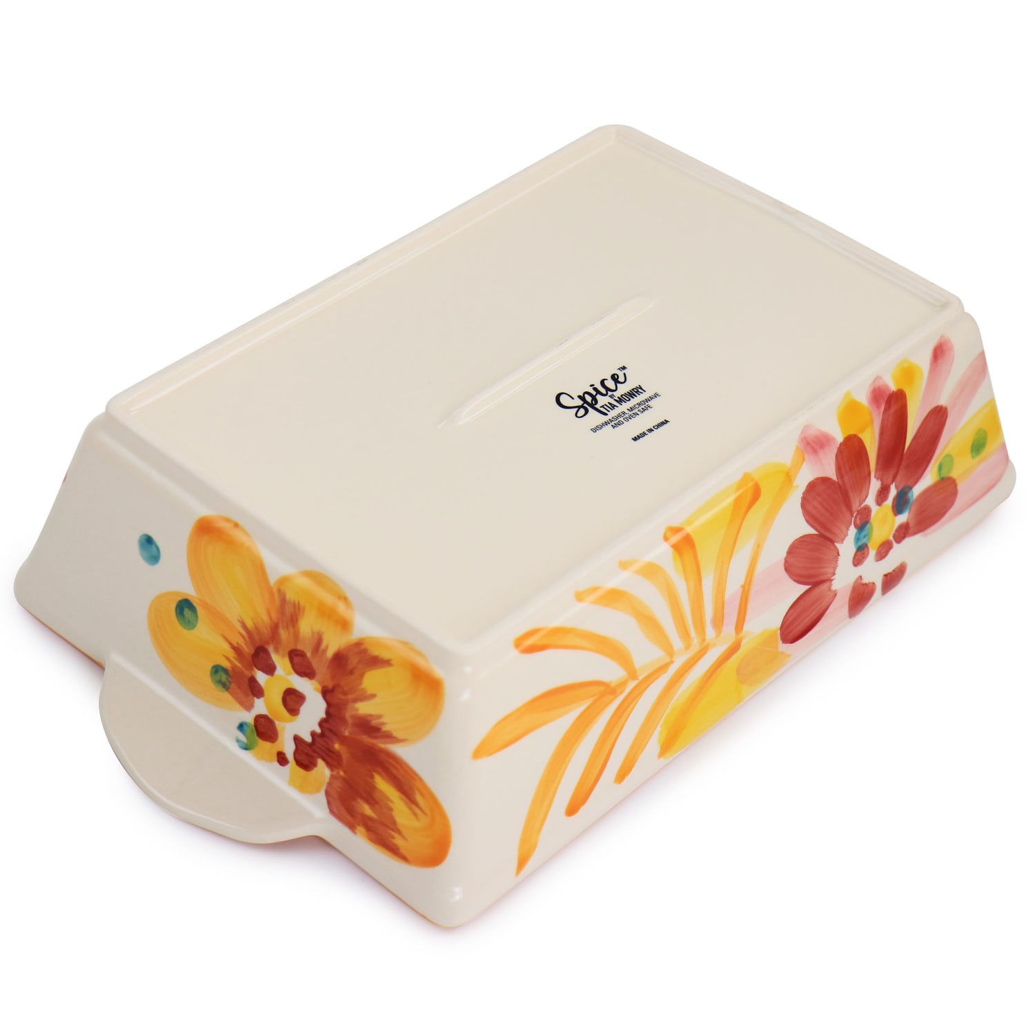 Spice By Tia Mowry Goji Blossom 2-Piece Bakeware Set, Floral - Image 3