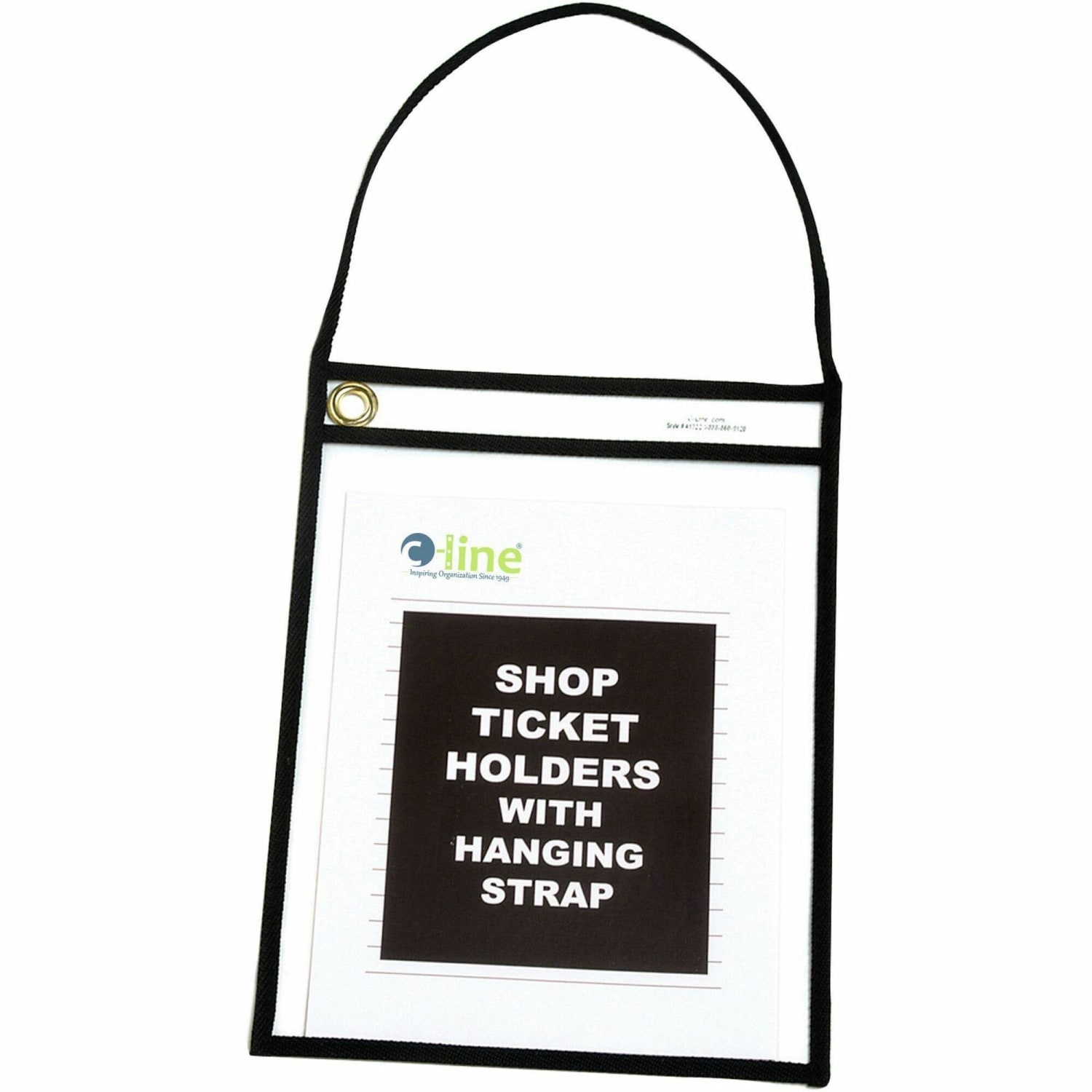 C-Line Stitched Shop Ticket Holders, 9in x 12in, Clear, Box Of 15 - Image 3