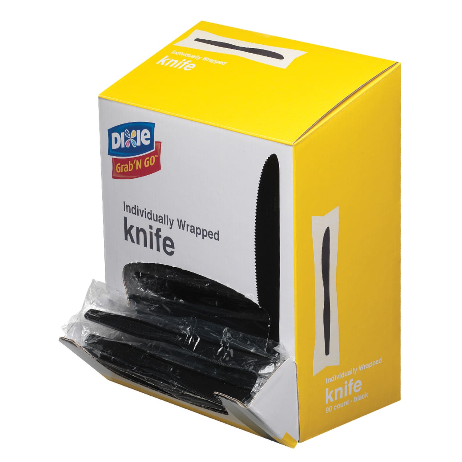 Dixie GrabN Go Knives, Black, 90 Per Box, Pack Of 6 Boxes - Image 3