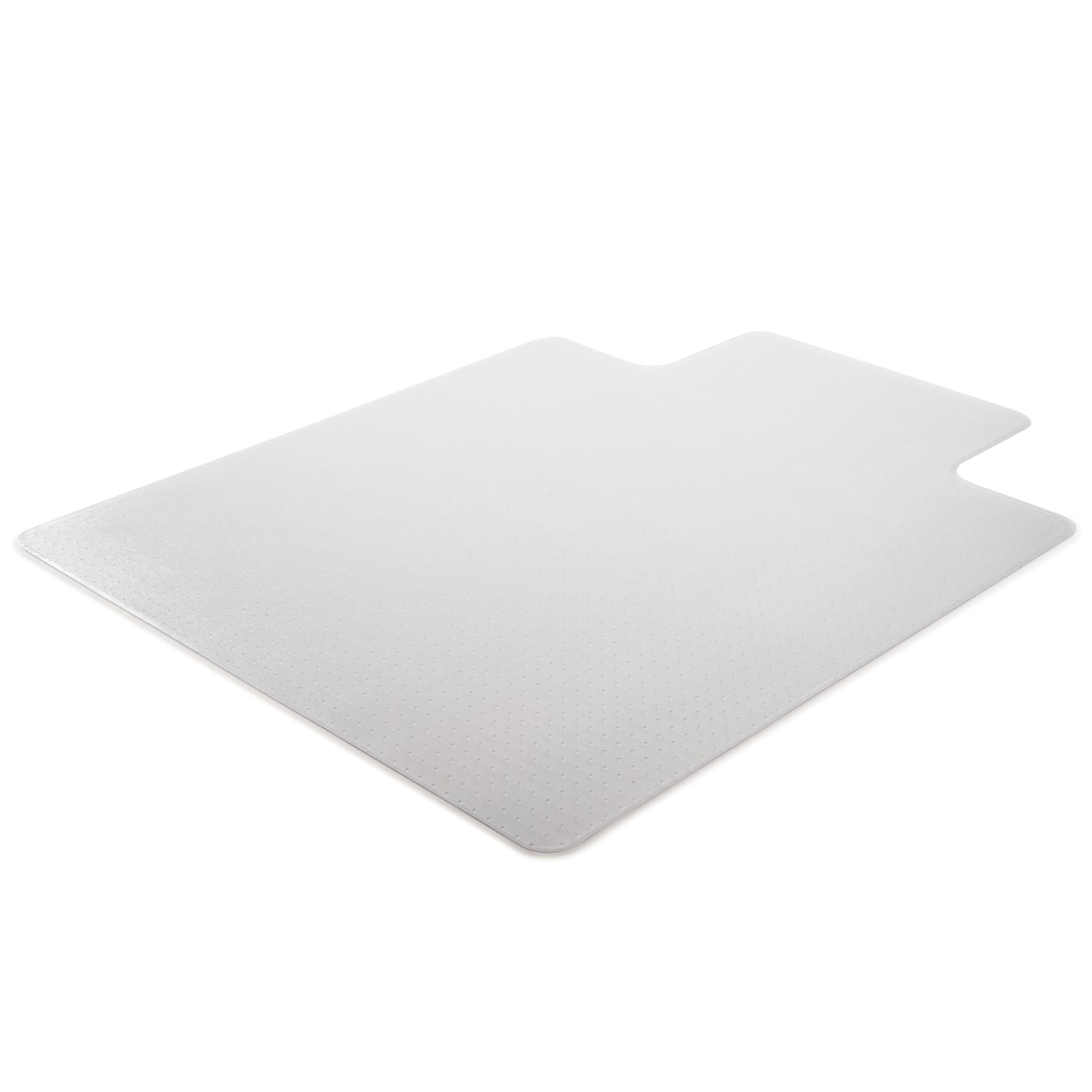 Deflecto Earth Source Chair Mat For Commercial Pile Carpets, Straight Edge, Standard Lip, 36in x 48in, Clear - Image 3