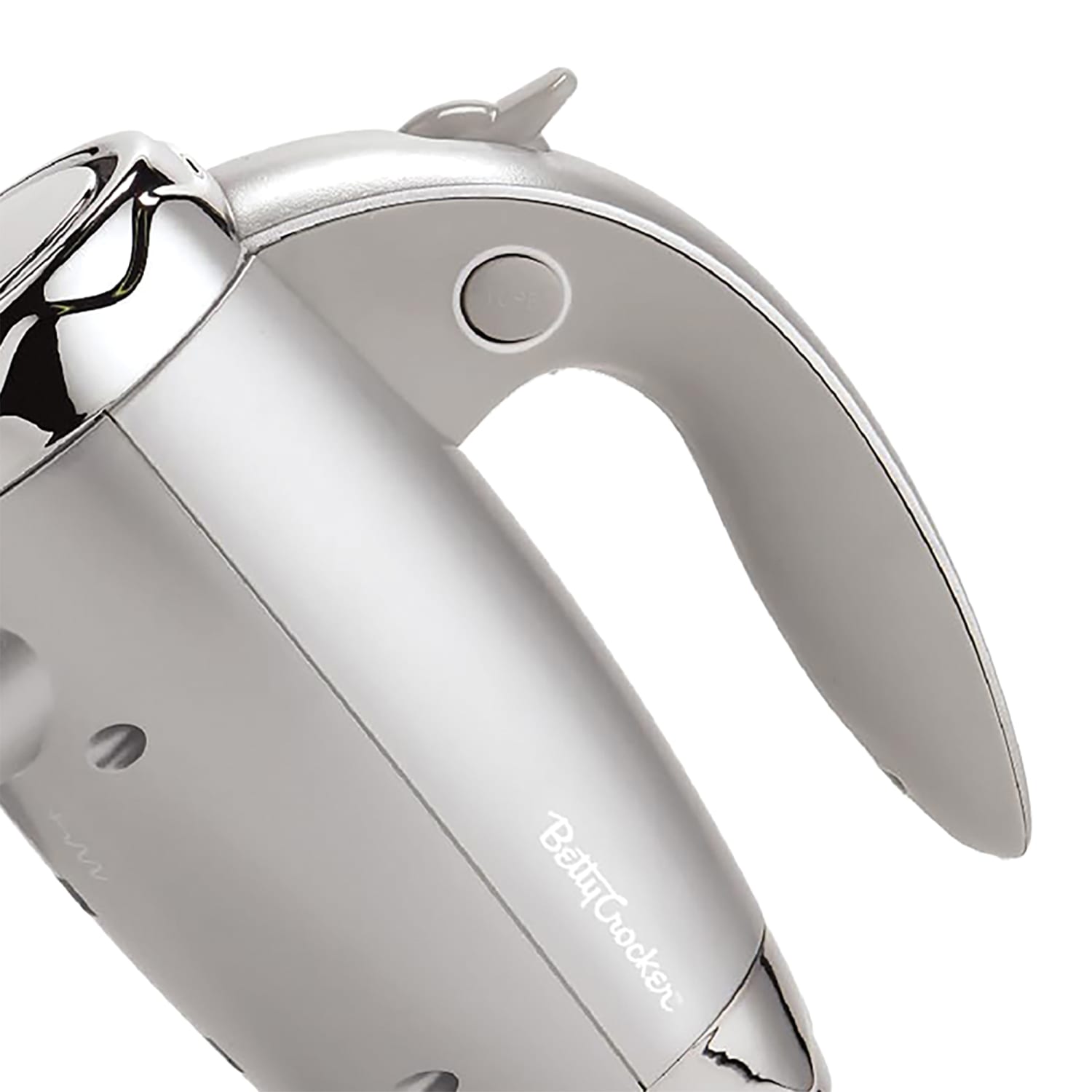 Betty Crocker Power Up 7-Speed Corded Electric Hand Mixer With Stand, Silver - Image 3