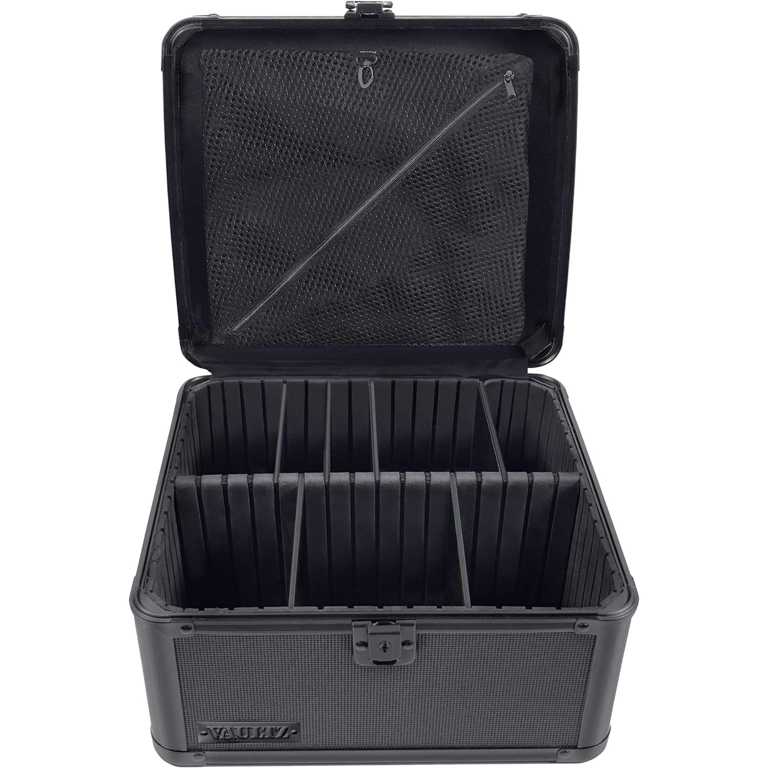 Vaultz Divided Storage Square, 6-1/4inH x 10-1/4inW x 10-1/4inL, Tactical Black - Image 3