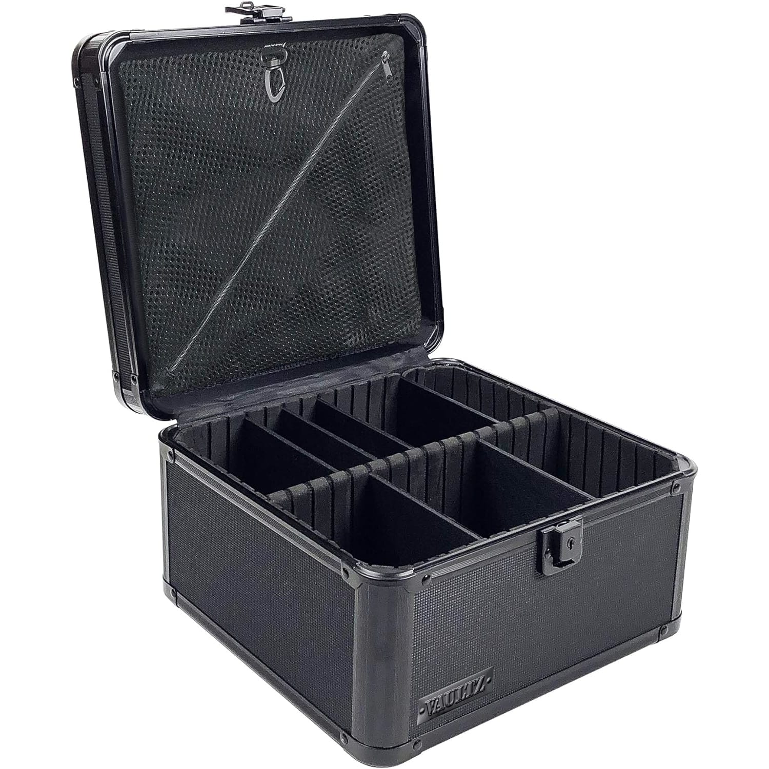 Vaultz Divided Storage Square, 6-1/4inH x 10-1/4inW x 10-1/4inL, Tactical Black - Image 4