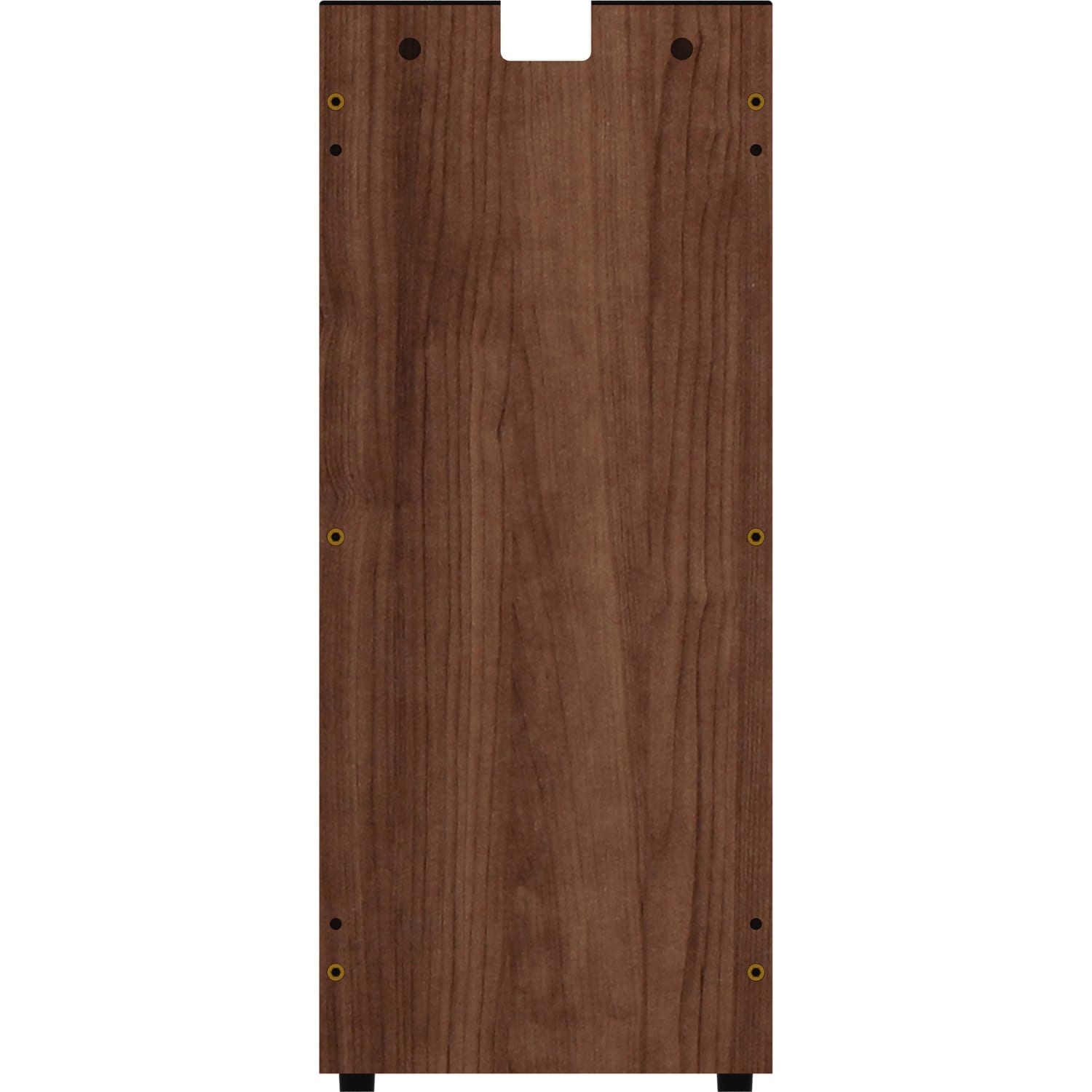 Lorell Essentials Series Credenza Half Leg, Walnut - Image 5