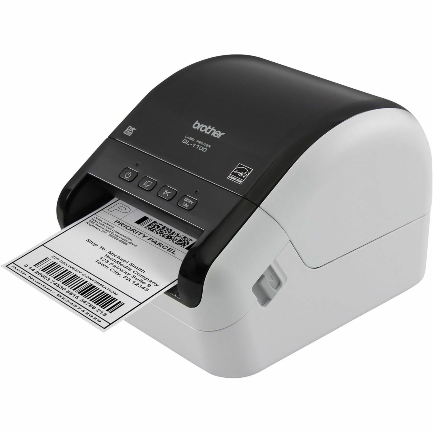Brother QL-1100 Monochrome (Black And White) Direct Thermal Desktop Printer - Image 4