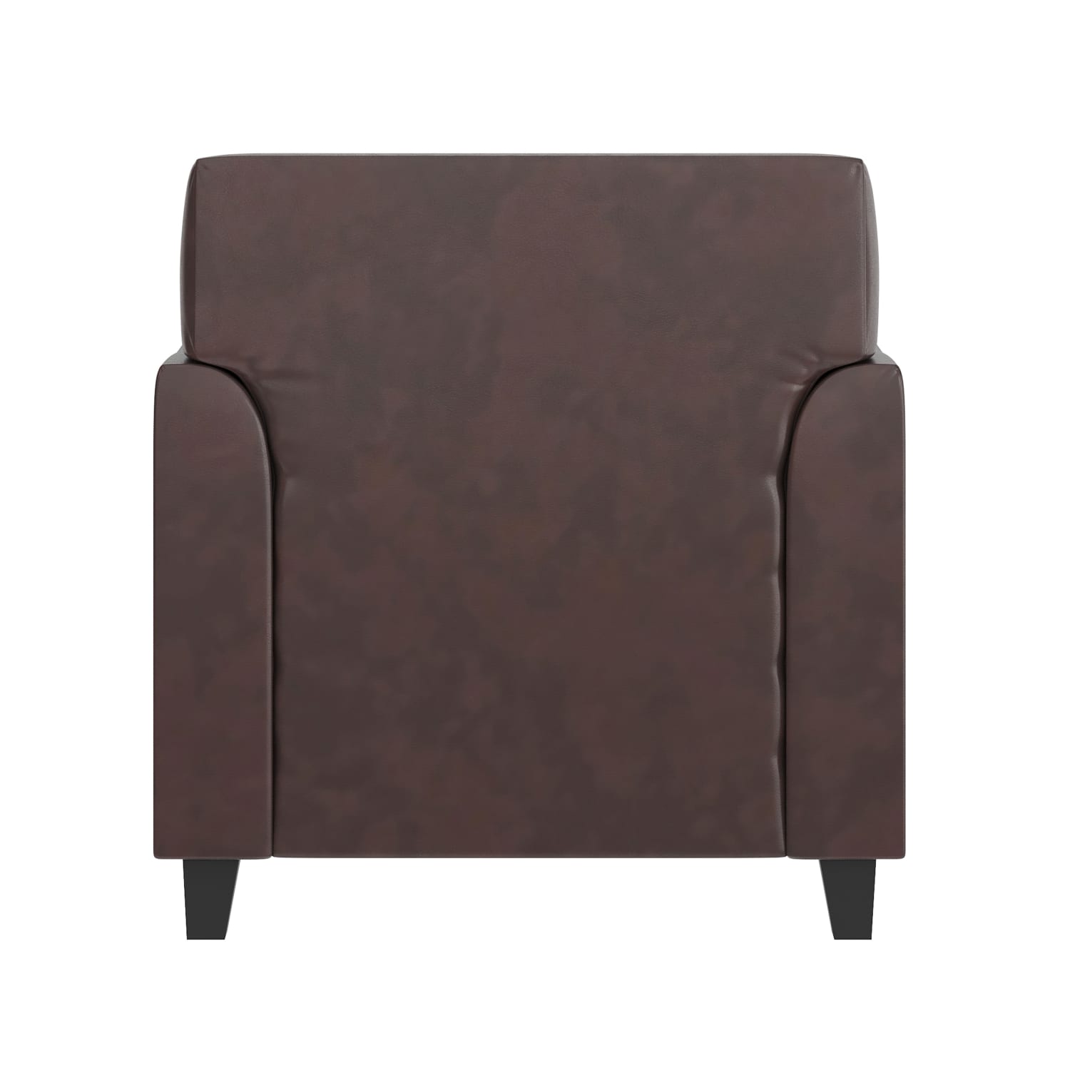 Flash Furniture Hercules Diplomat LeatherSoft Faux Leather Chair Brown PopularChairscom