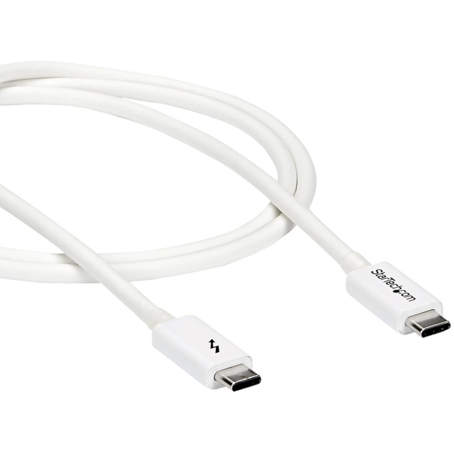 StarTech.com 3.3ft (1m) Thunderbolt 3 Cable, 20Gbps, 100W PD, 4K Video, Thunderbolt-Certified, Compatible w/ TB4/USB 3.2/DisplayPort - TBLT3MM1MW - Image 5