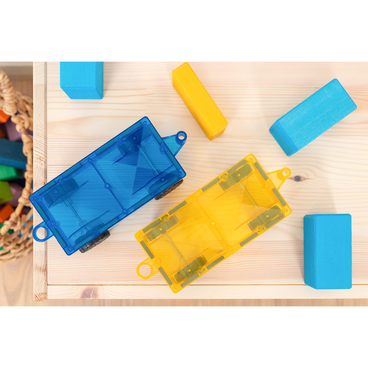 Connetix Magnetic Tiles Rainbow Car Pack, 2 Pieces - Image 5