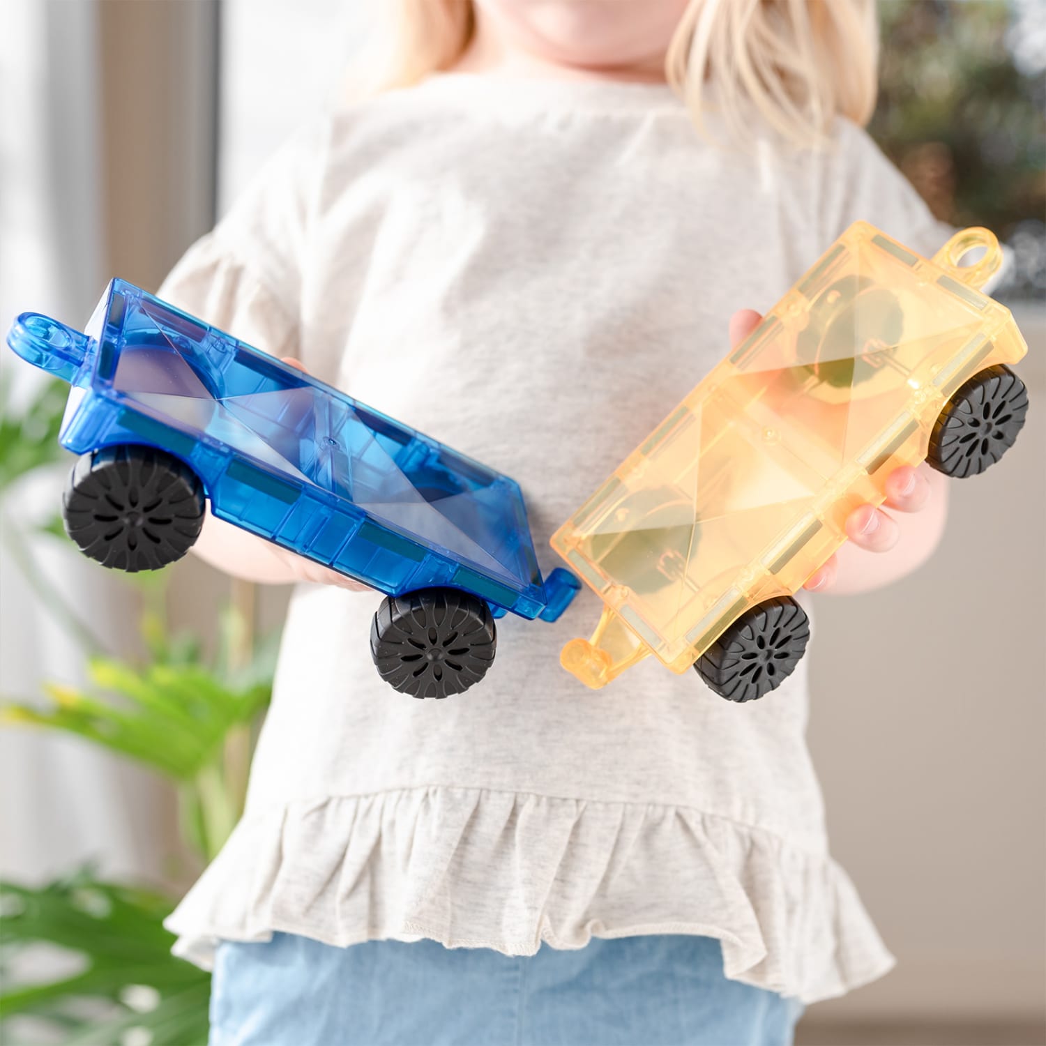 Connetix Magnetic Tiles Rainbow Car Pack, 2 Pieces - Image 6