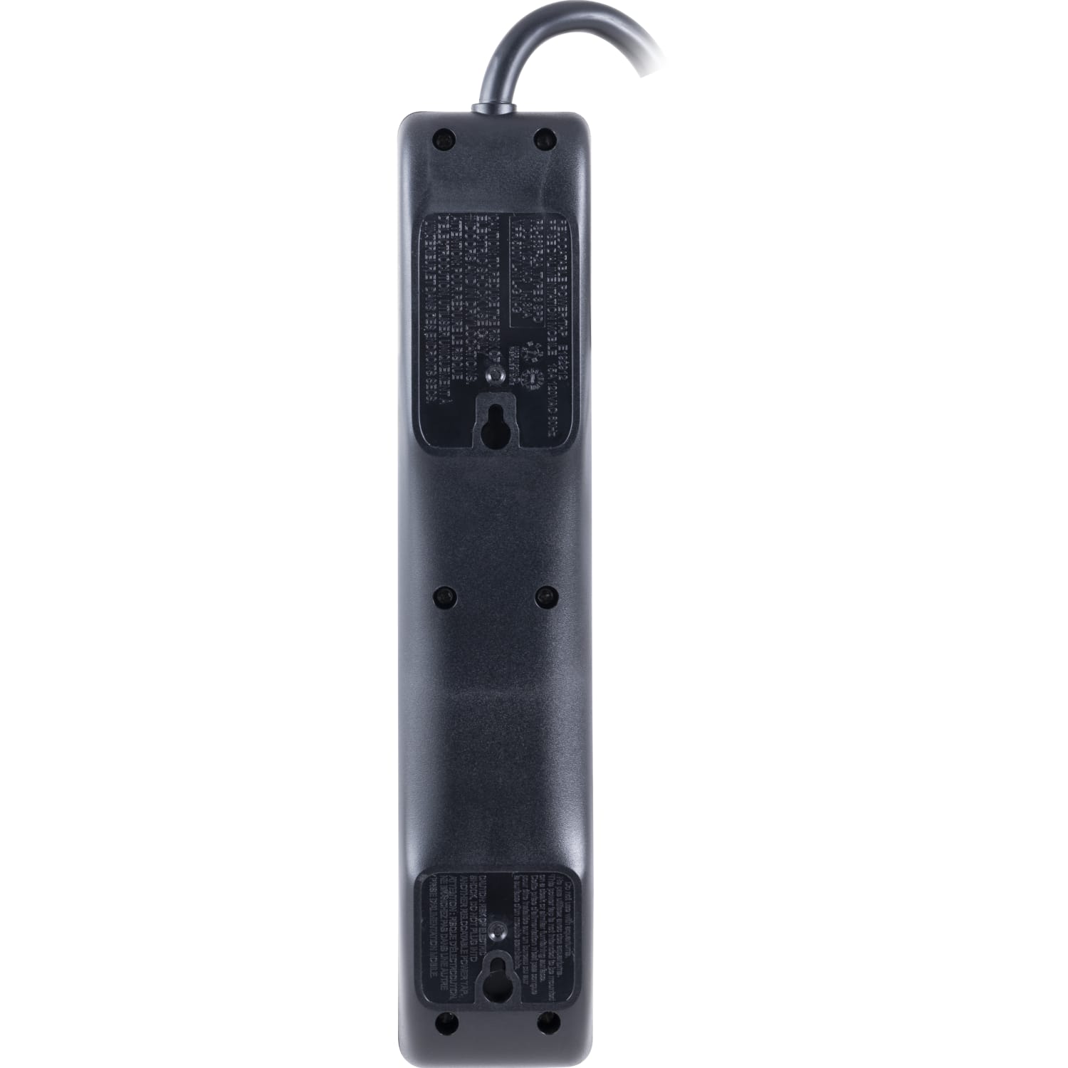 GE 6-Outlet Surge Protector, 6ft Cord, Black - Image 5