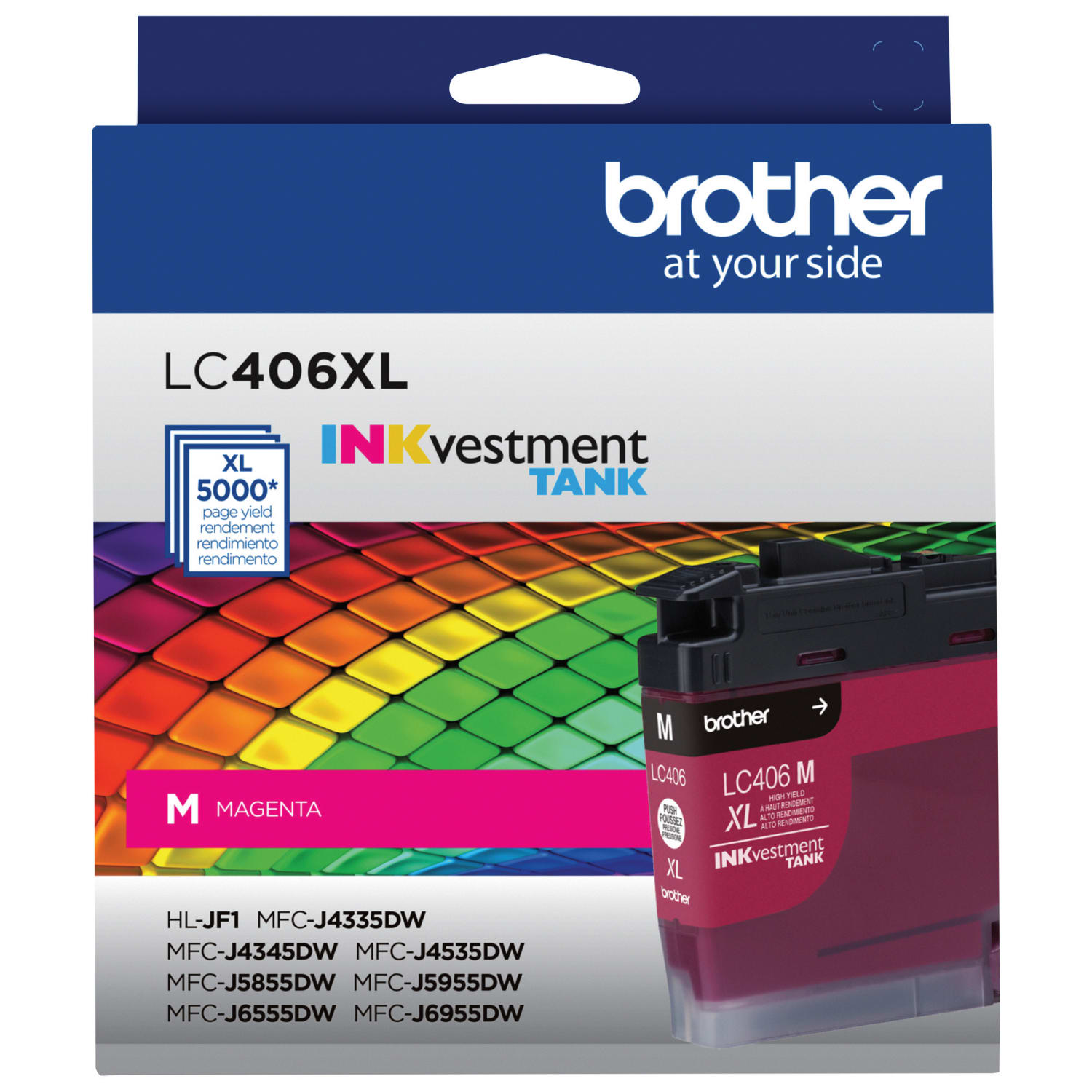 Brother LC406XL INKvestment Magenta High-Yield Ink Tank, LC406XLM - Image 3