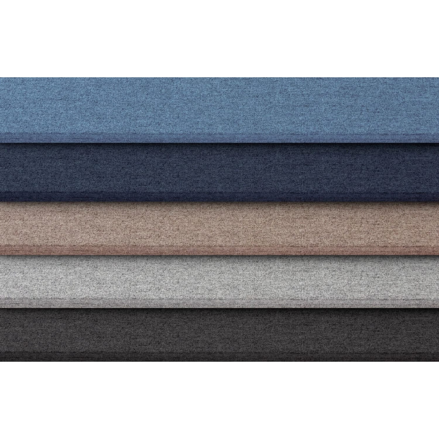 Luxor RECLAIM Acoustic Desktop Privacy Panel, 24in x 24in, Misty Gray - Image 3