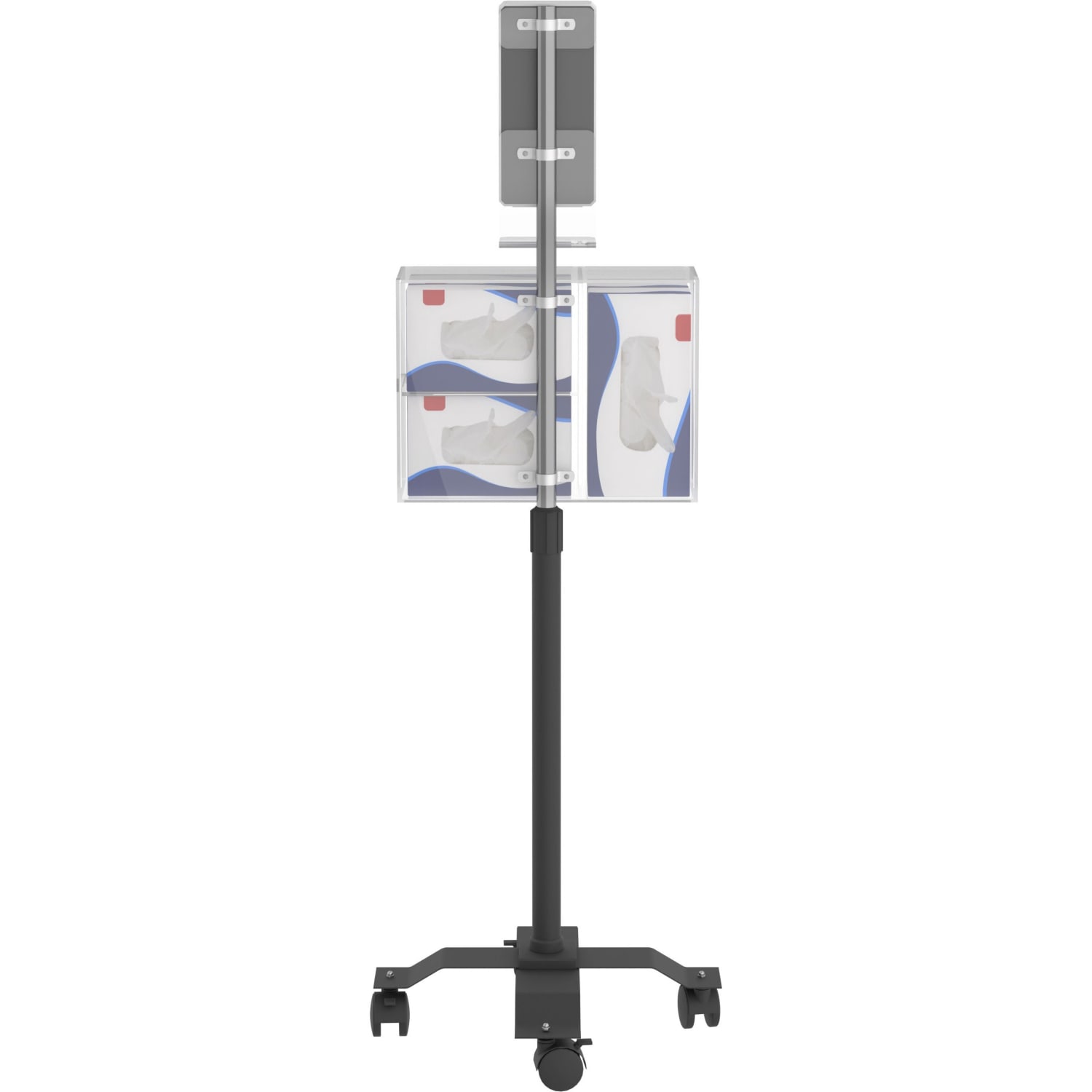 CTA Digital Compact Mobile Sanitizing Station With Automatic Soap Dispenser Hand Sanitizer/Soap Dispenser - Image 6
