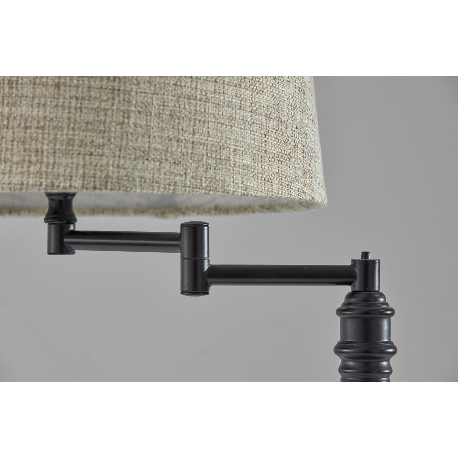Adesso Simplee Dante Table Lamp, 26inH, Tan Shade/Black Base - Image 6