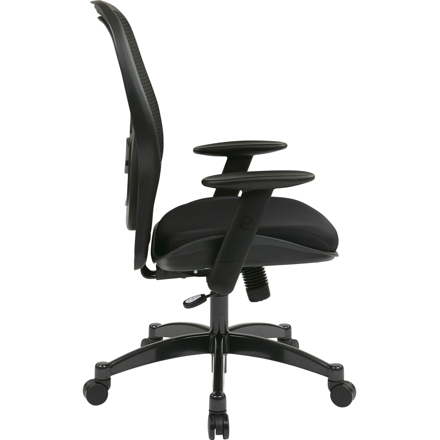 Office Star Professional Matrex Mesh Chair 46 14inH x 27 14inW x 25 34inD BlackGunmetal PopularChairscom