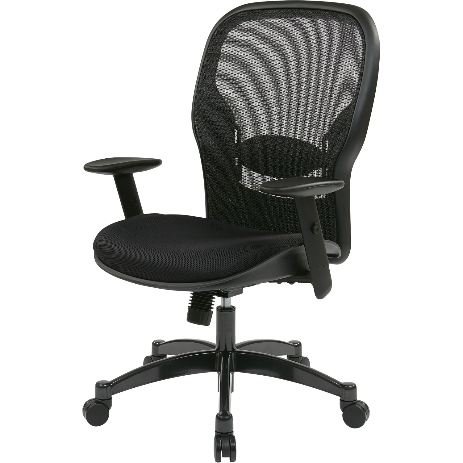 Office Star Professional Matrex Mesh Chair 46 14inH x 27 14inW x 25 34inD BlackGunmetal PopularChairscom