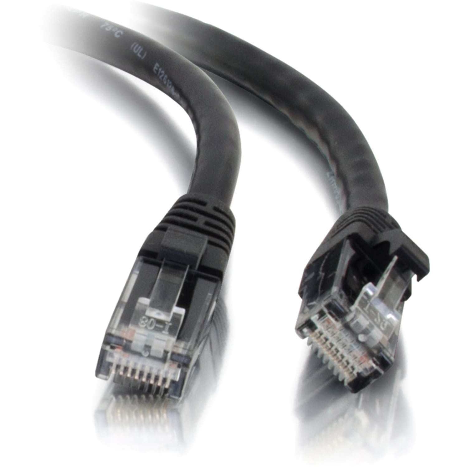 C2G 20ft Cat5e Ethernet Cable - Snagless Unshielded (UTP) - Black - Category 5e for Network Device - RJ-45 Male - RJ-45 Male - 20ft - Black - Image 6