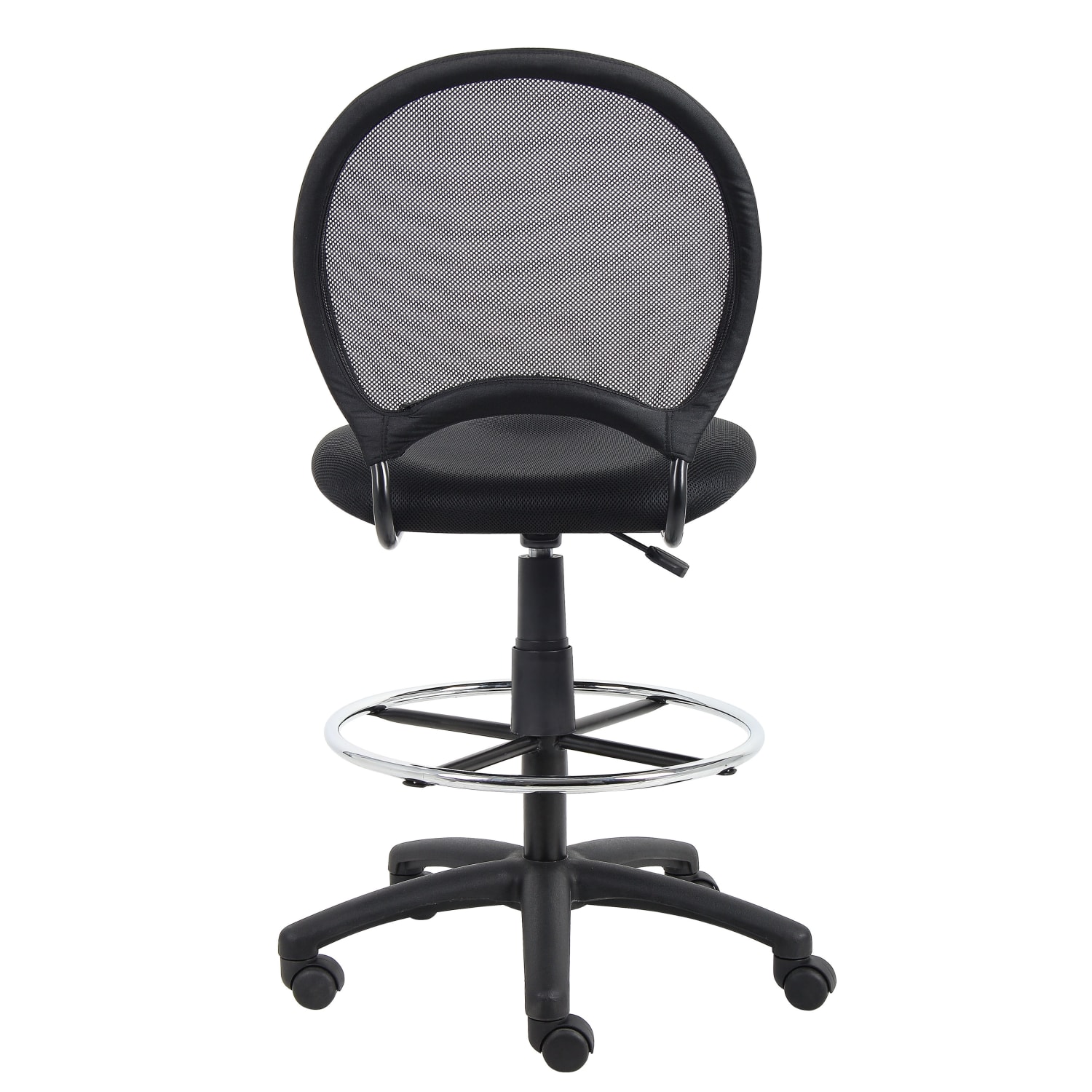 Boss Office Products Mesh Drafting Stool Black PopularChairscom