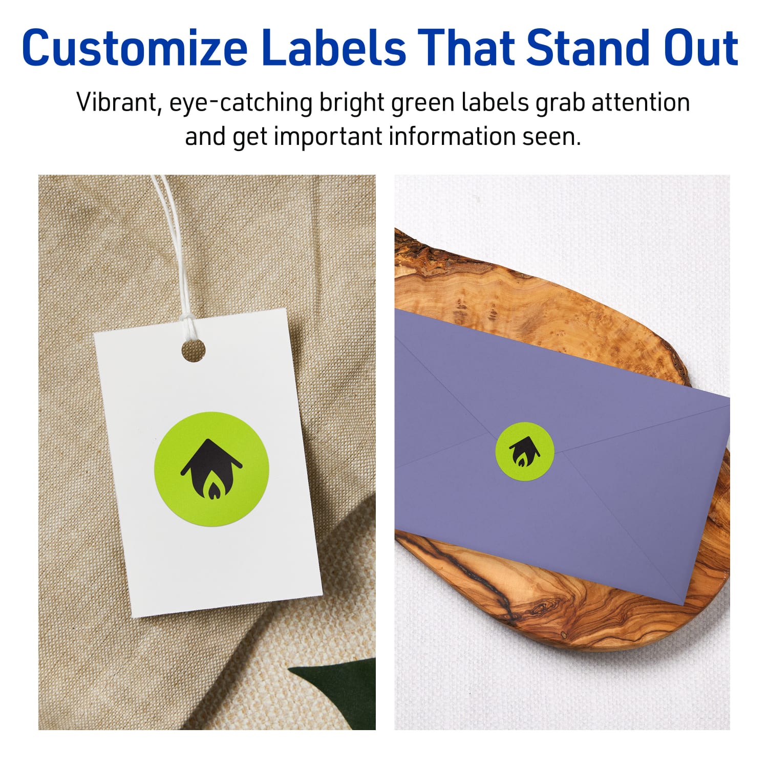 Avery Print-To-The-Edge Labels With Sure Feed Technology And Easy Peel Label Feature, 94504-BGP10, Round, 3/4in, Matte Bright Green, Pack of 800 - Image 4