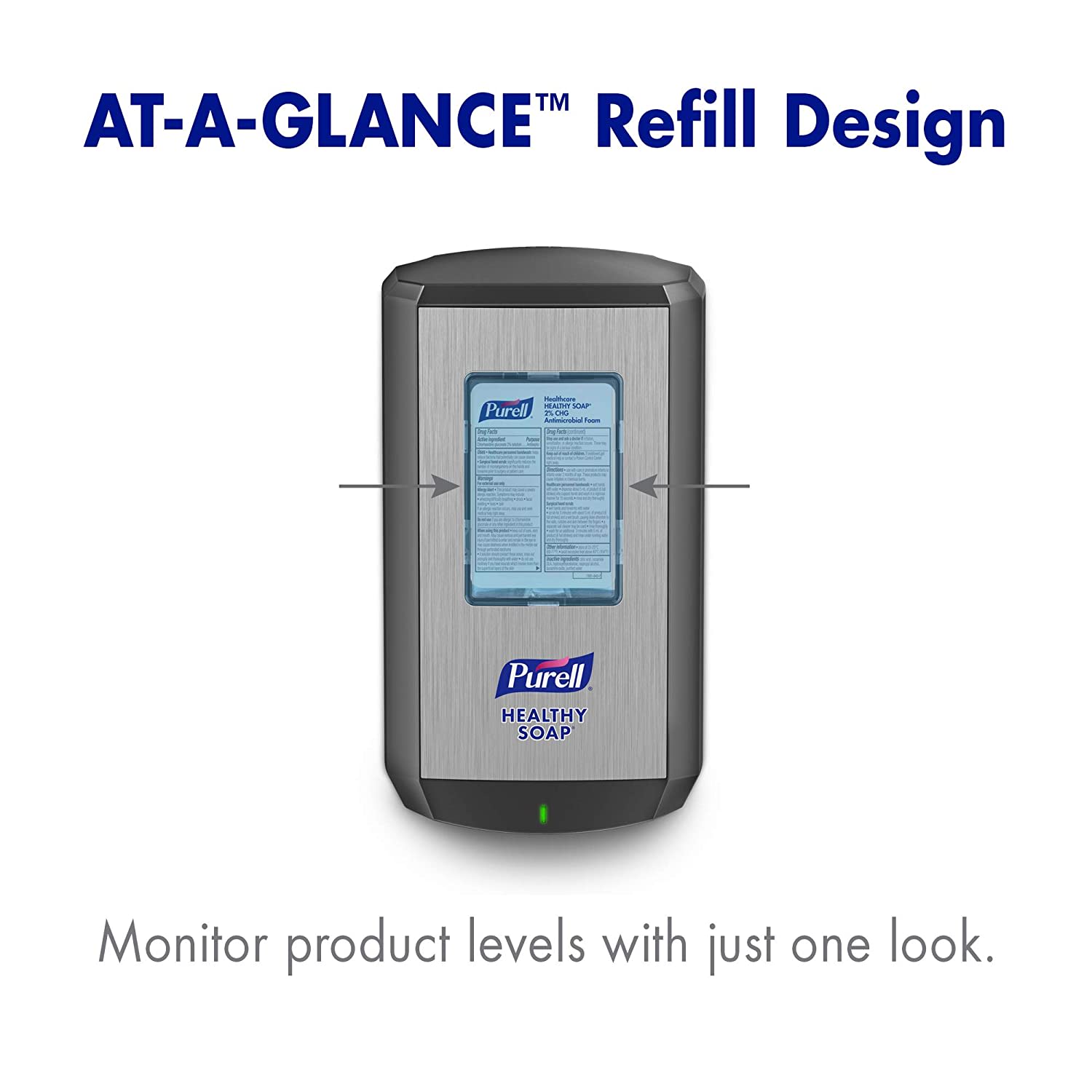 Purell CS6 Touch-Free Dispenser Floor Stand, For Hand Sanitizer, Graphite, 7416-DS - Image 5