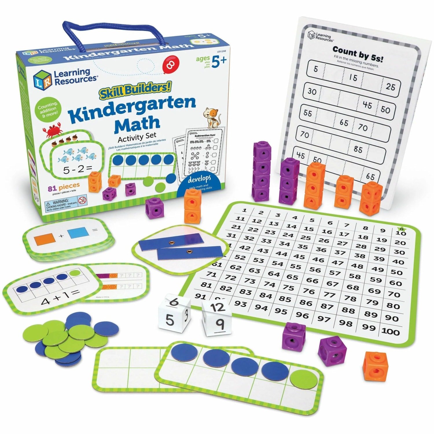 Learning Resources Skill Builders! Kindergarten Math - Image 6