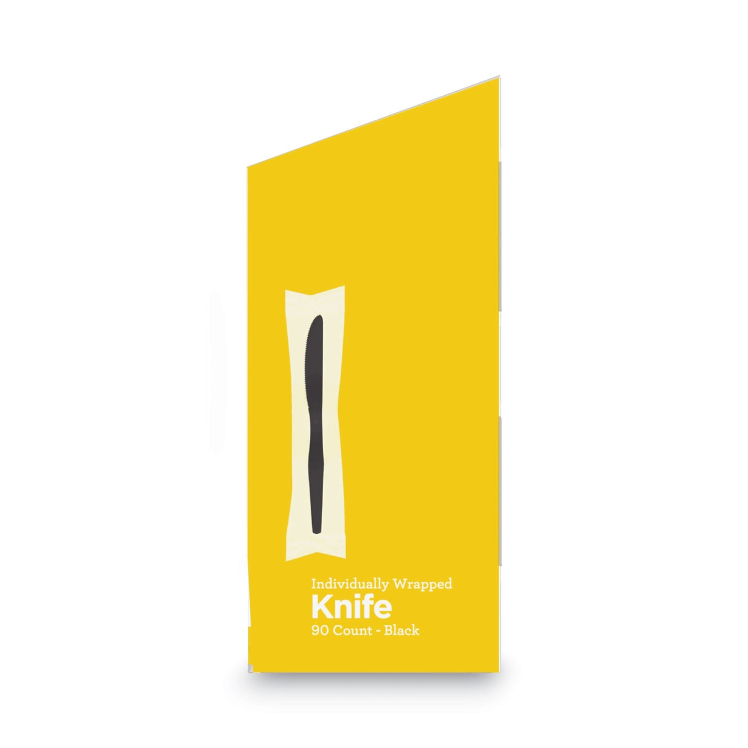 Dixie Grab'N Go Wrapped Cutlery, Knives, 7inL, Black, Bix Of 90 Knives - Image 6