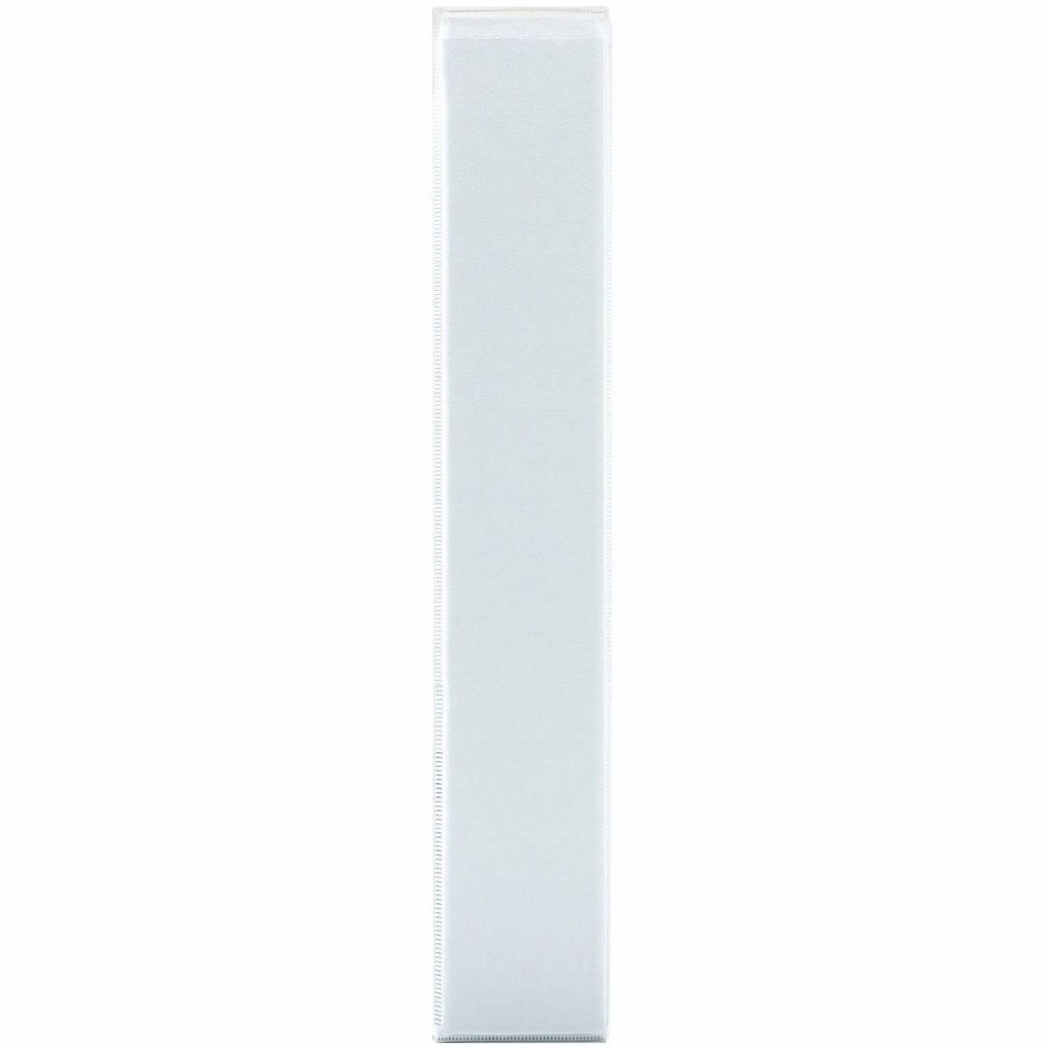 Business Source RounD-Ring View Binder, 1 1/2in Ring, 8 1/2in x 11in, White - Image 3