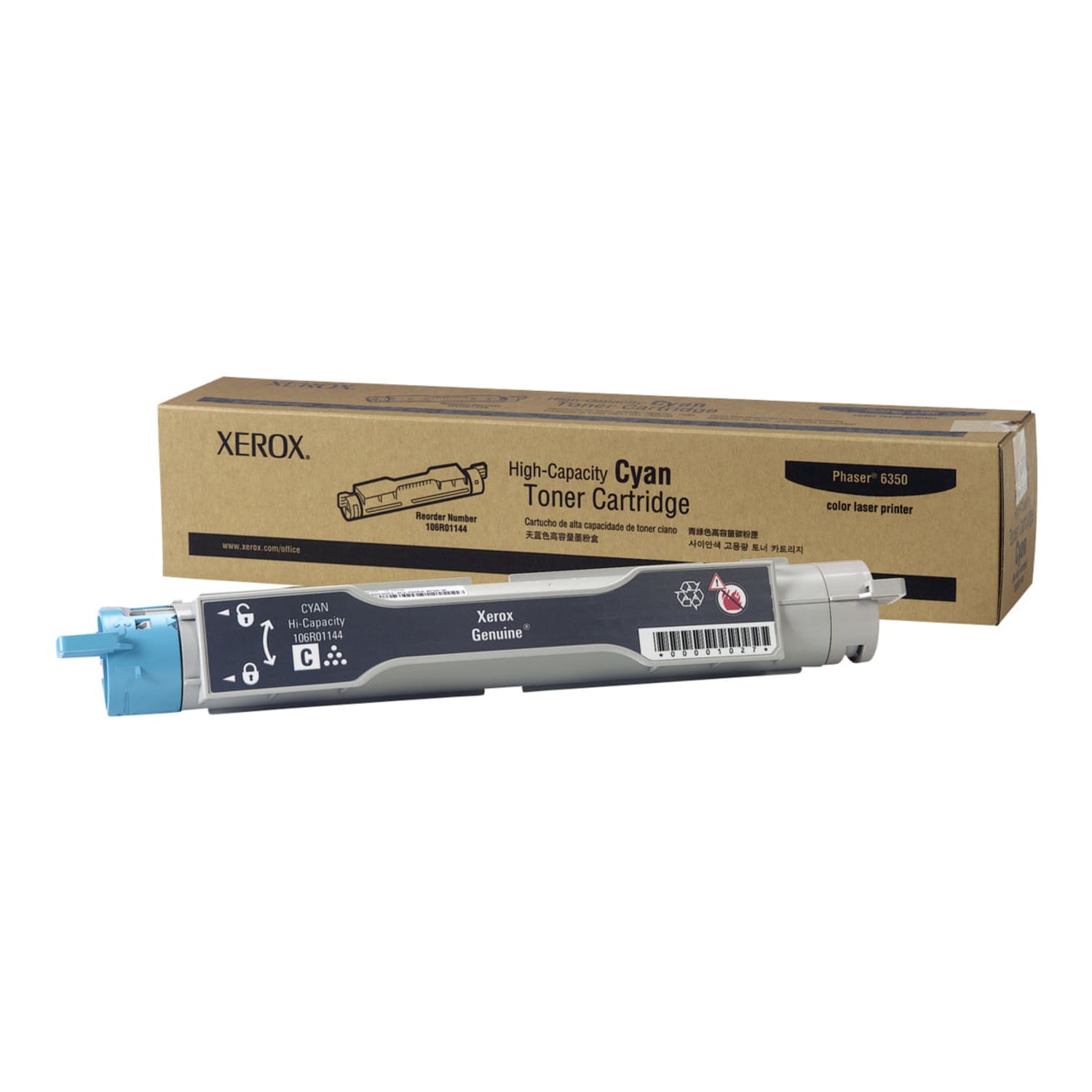 Xerox 106R01144 Cyan High Yield Toner Cartridge - Image 3