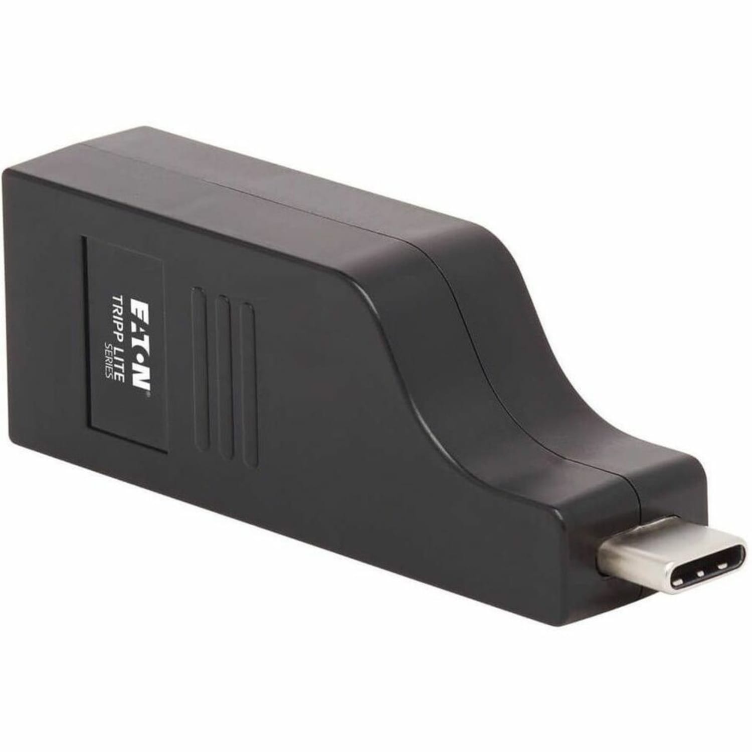 Eaton Tripp Lite Series USB-C to DisplayPort Vertical Adapter (M/F) - USB 3.1, Gen 1, Thunderbolt 3, 4K @ 60 Hz, Black - 1 x USB Type C Male Thunderbolt 3 - 1 x DisplayPort Female Digital Audio/Video - 3840 x 2160 Supported - Gold Contact - Black - Image 3