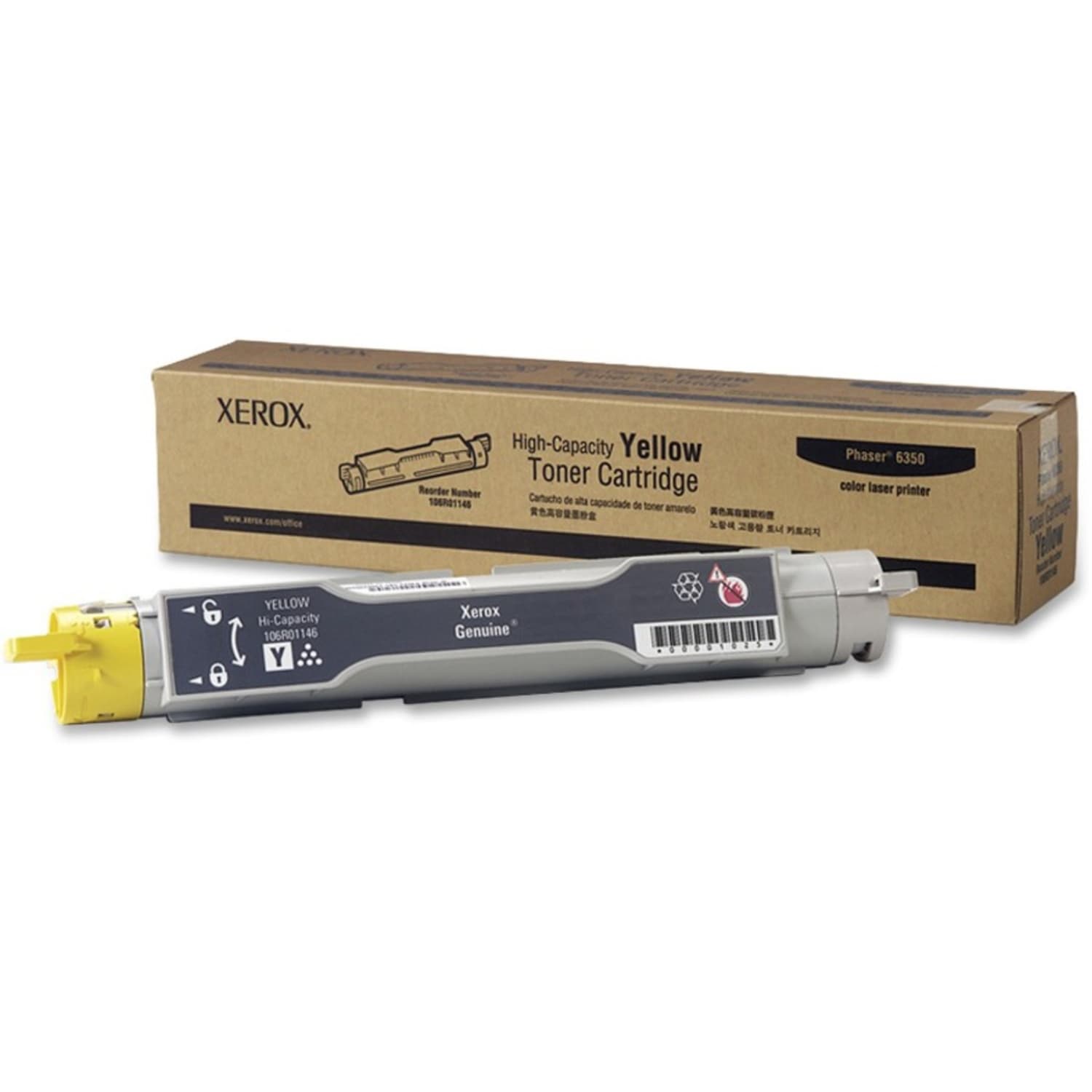 Xerox 6300 Yellow High Yield Toner Cartridge, 106R01146 - Image 4