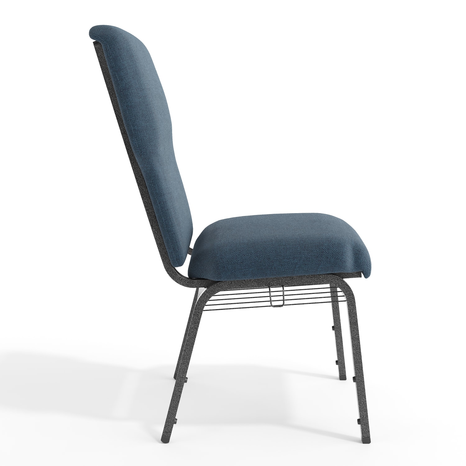 Flash Furniture Advantage Discount Church Chair, Navy/Silver Vein - Image 10