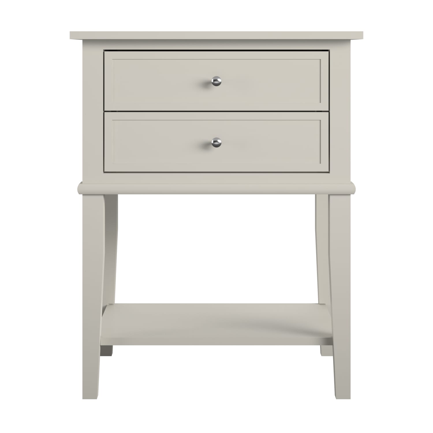 Ameriwood Home Franklin Accent Table, 28inH x 22inW x 15-1/2inD, Taupe - Image 3