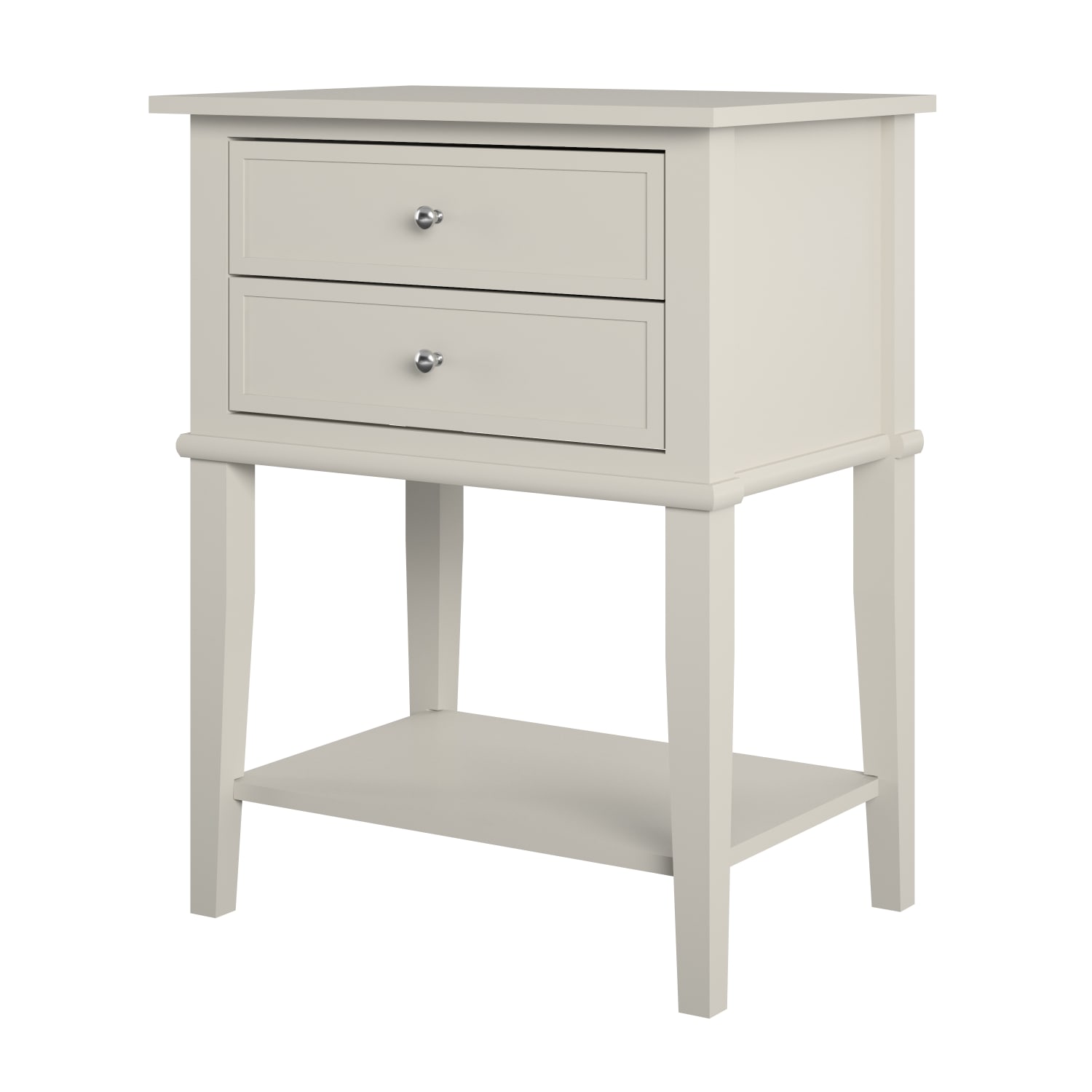 Ameriwood Home Franklin Accent Table, 28inH x 22inW x 15-1/2inD, Taupe - Image 4