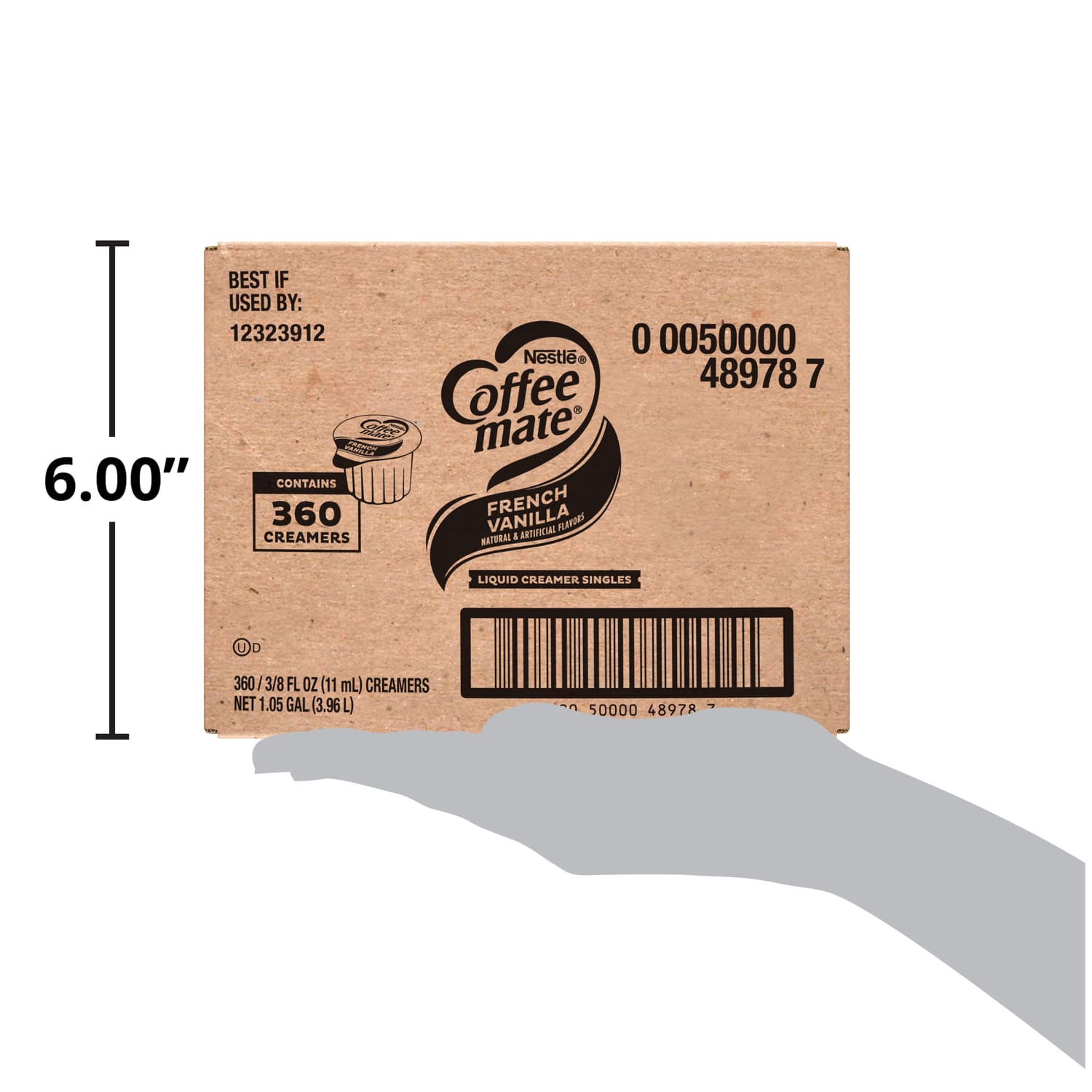 Nestle Coffee-mate Liquid Creamer, French Vanilla Flavor, 0.38 Oz Single Serve x 360 - Image 6