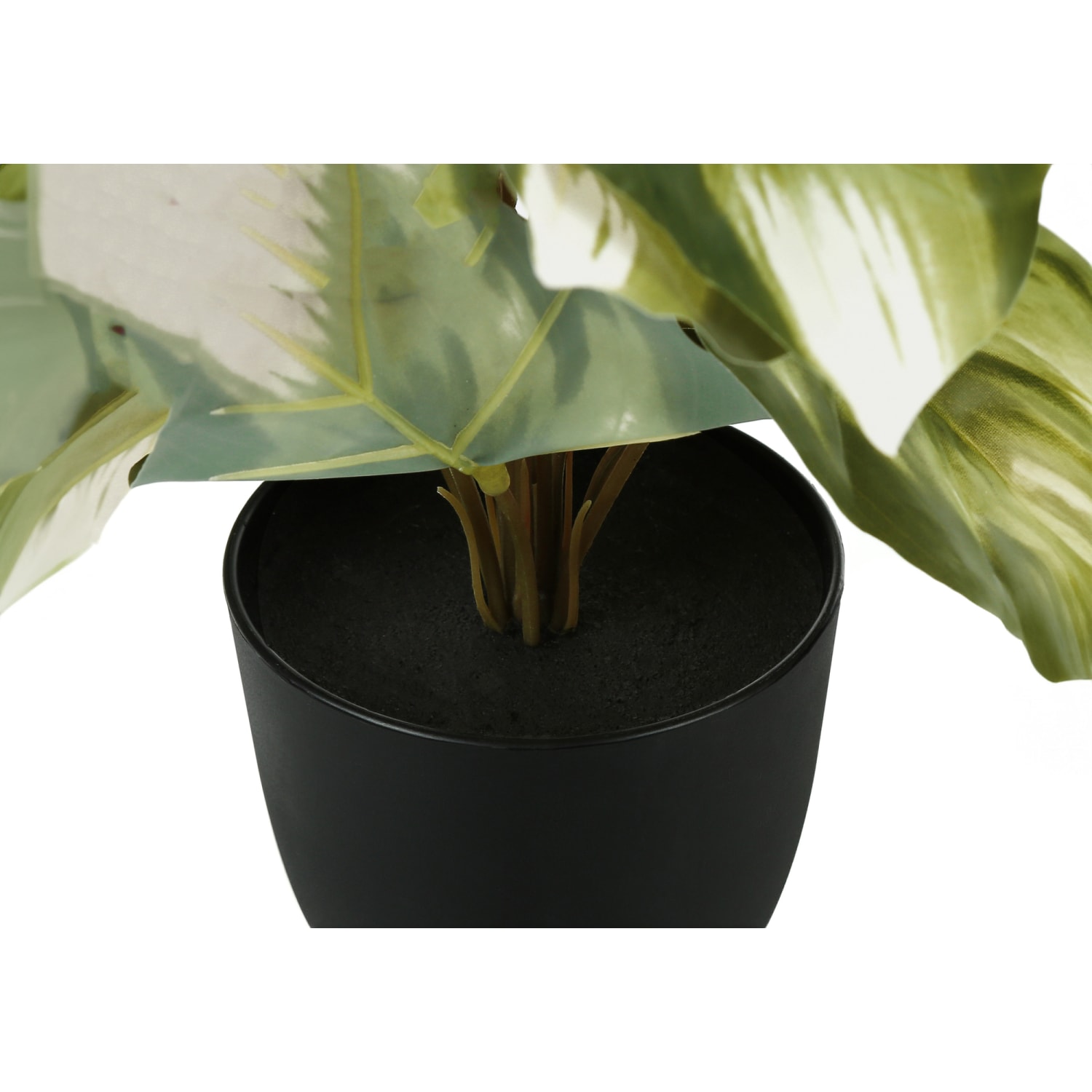 Monarch Specialties Rowan 12-1/2inH Artificial Plants With Pots, 12-1/2inH x 12inW x 12inD, Green, Set Of 2 Plants - Image 5
