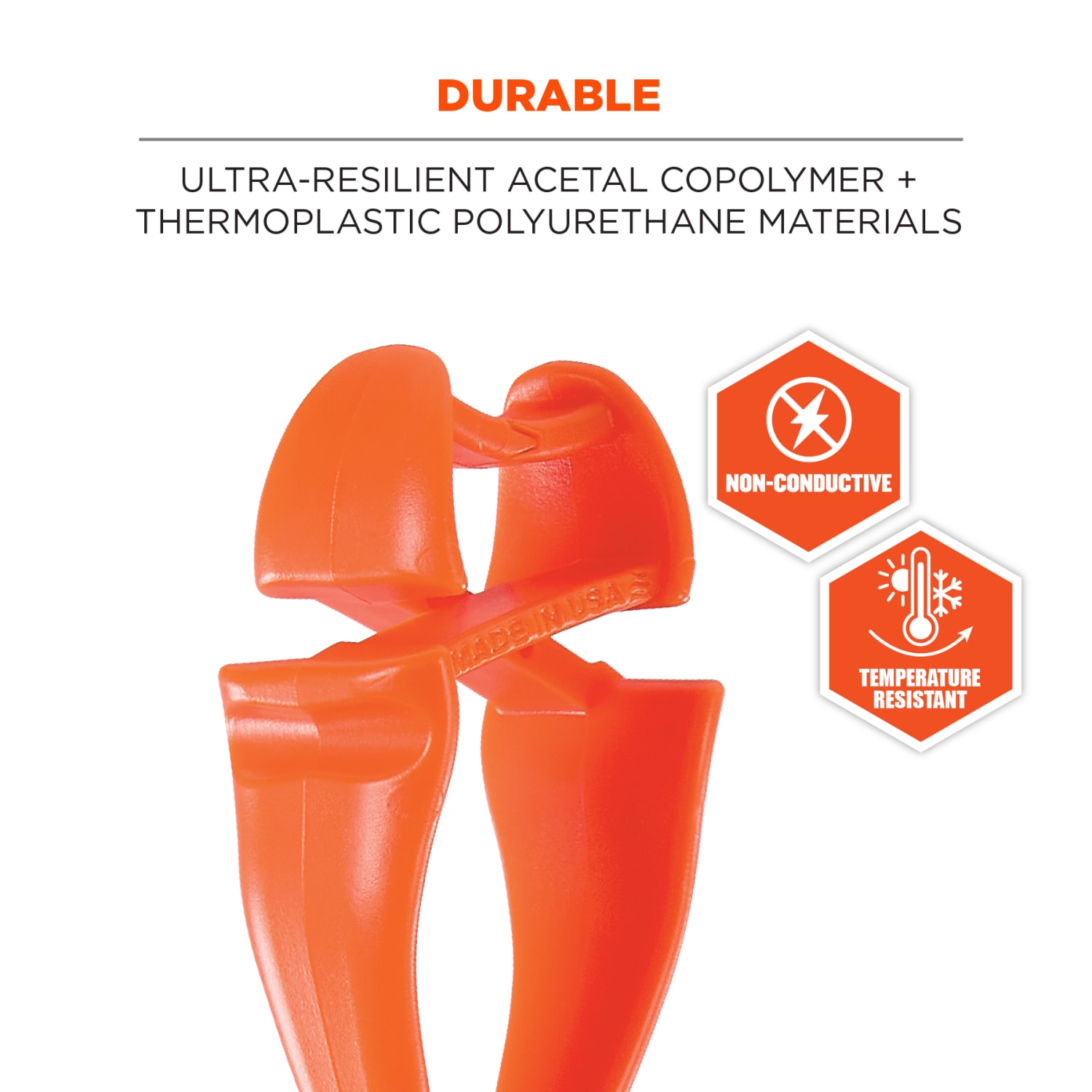 Ergodyne 3425 Glove Belt Clip Holder, 6-1/2in, Orange, Total Qty 1 - Image 6