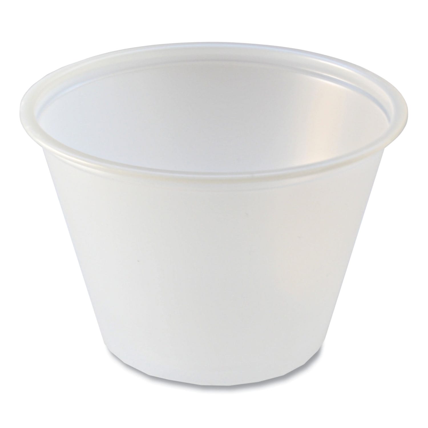 Fabri-Kal Portion Cups, 2.5 Oz, Translucent, Sleeve Of 125 Cups, Carton Of 20 Sleeves