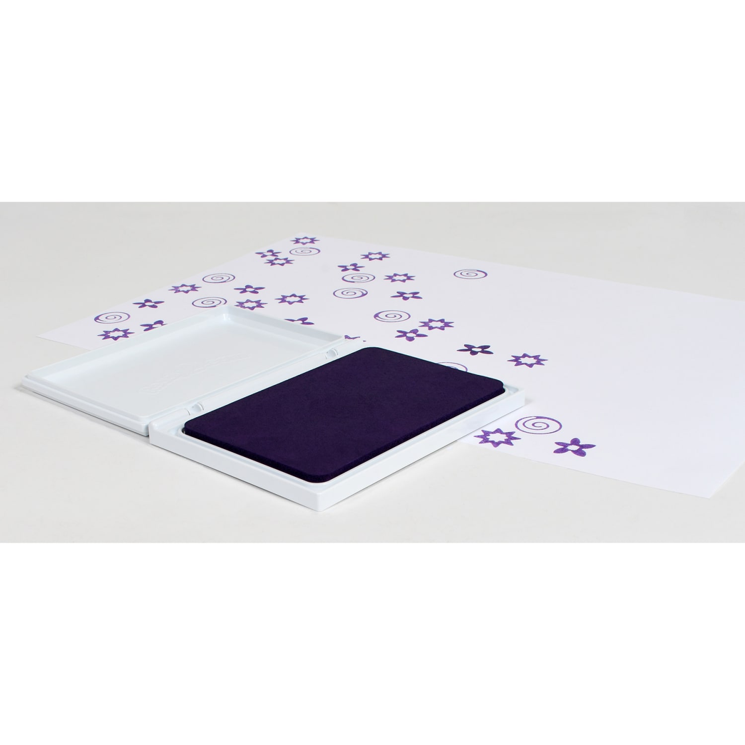 Ready 2 Learn Jumbo Washable Stamp Pads, 4-15/16in x 6-3/4in, Purple, Pack Of 2 Pads - Image 6