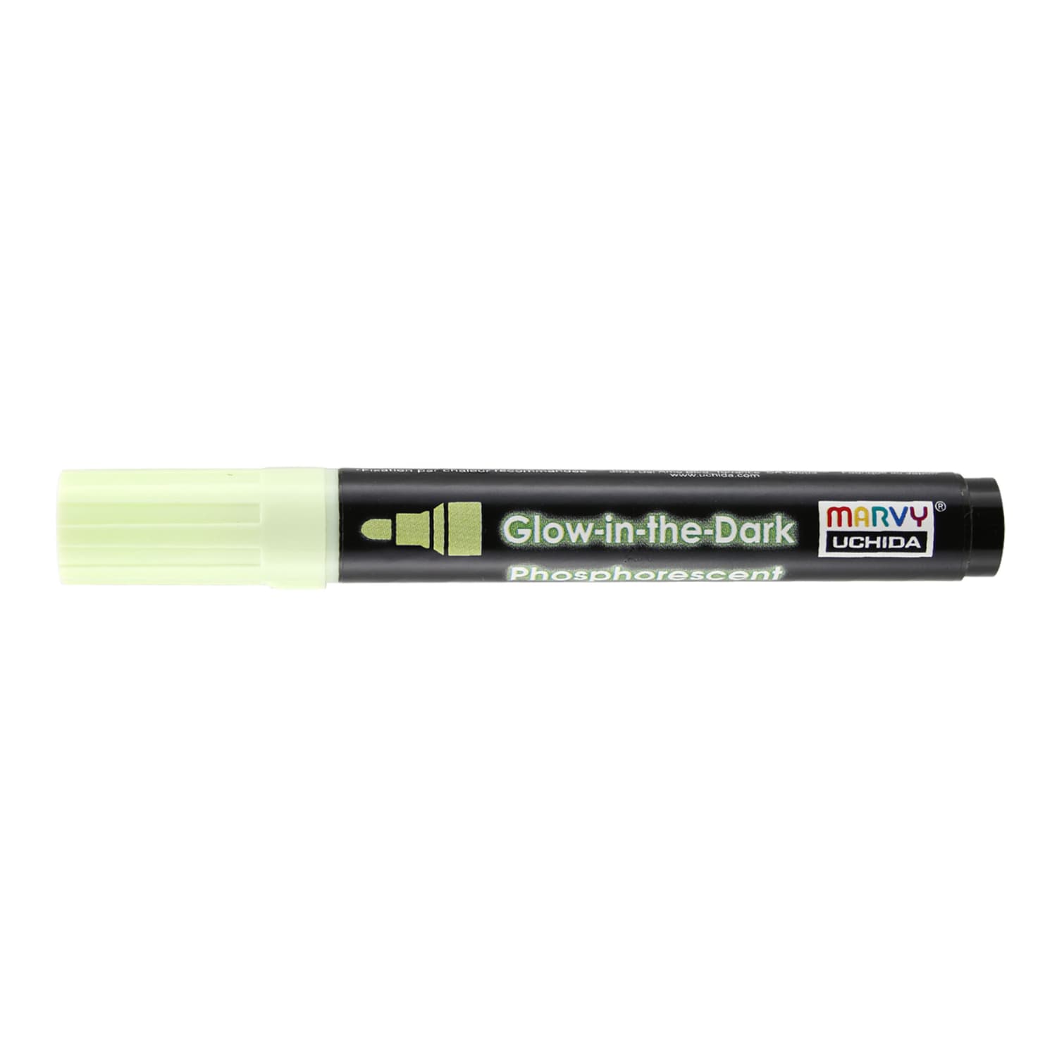 Marvy Uchida Glow In The Dark Fabric Markers, Broad Tip, Green, Pack Of 6 Markers - Image 5
