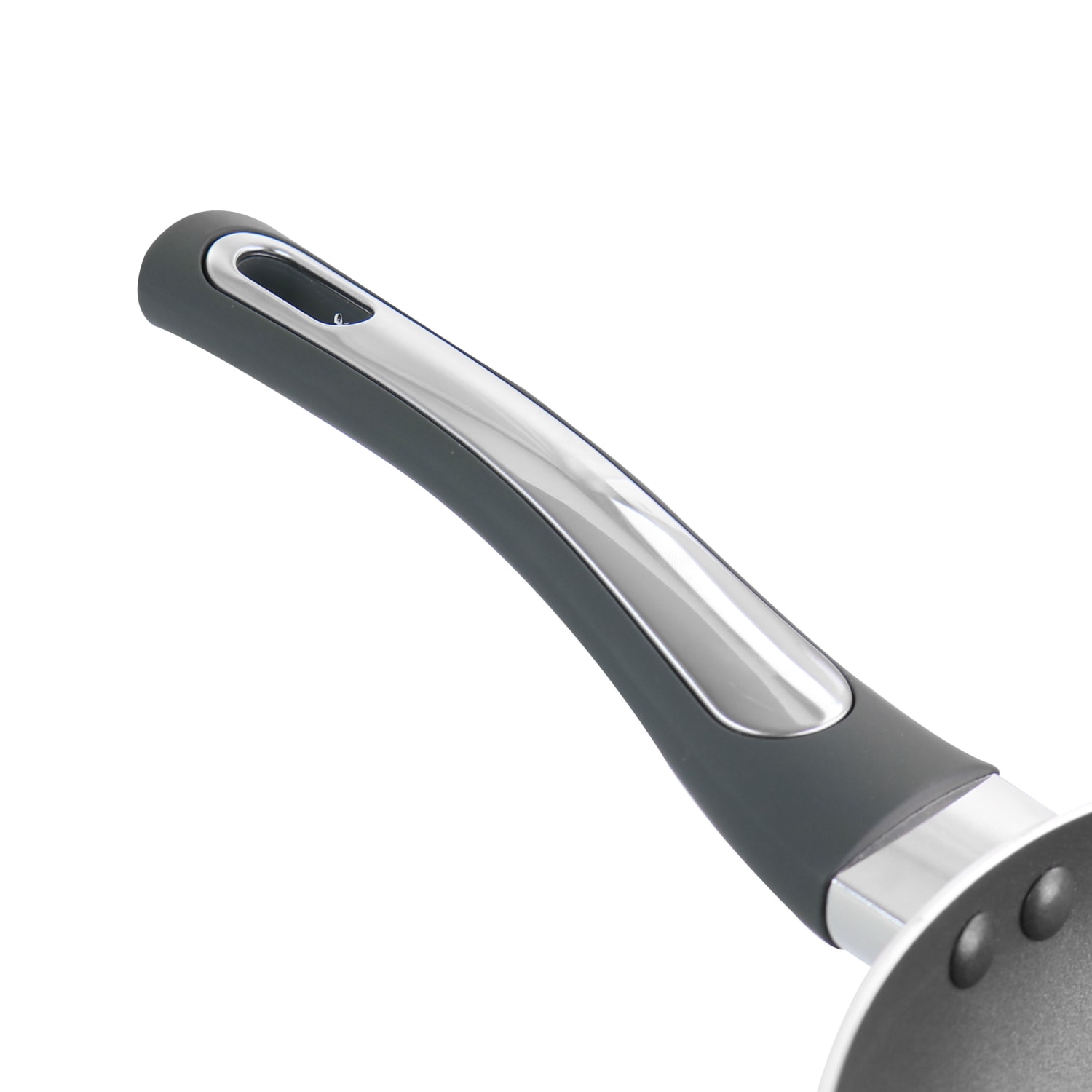 Oster Legacy Aluminum Non-Stick Frying Pan, 12in, Gray - Image 3
